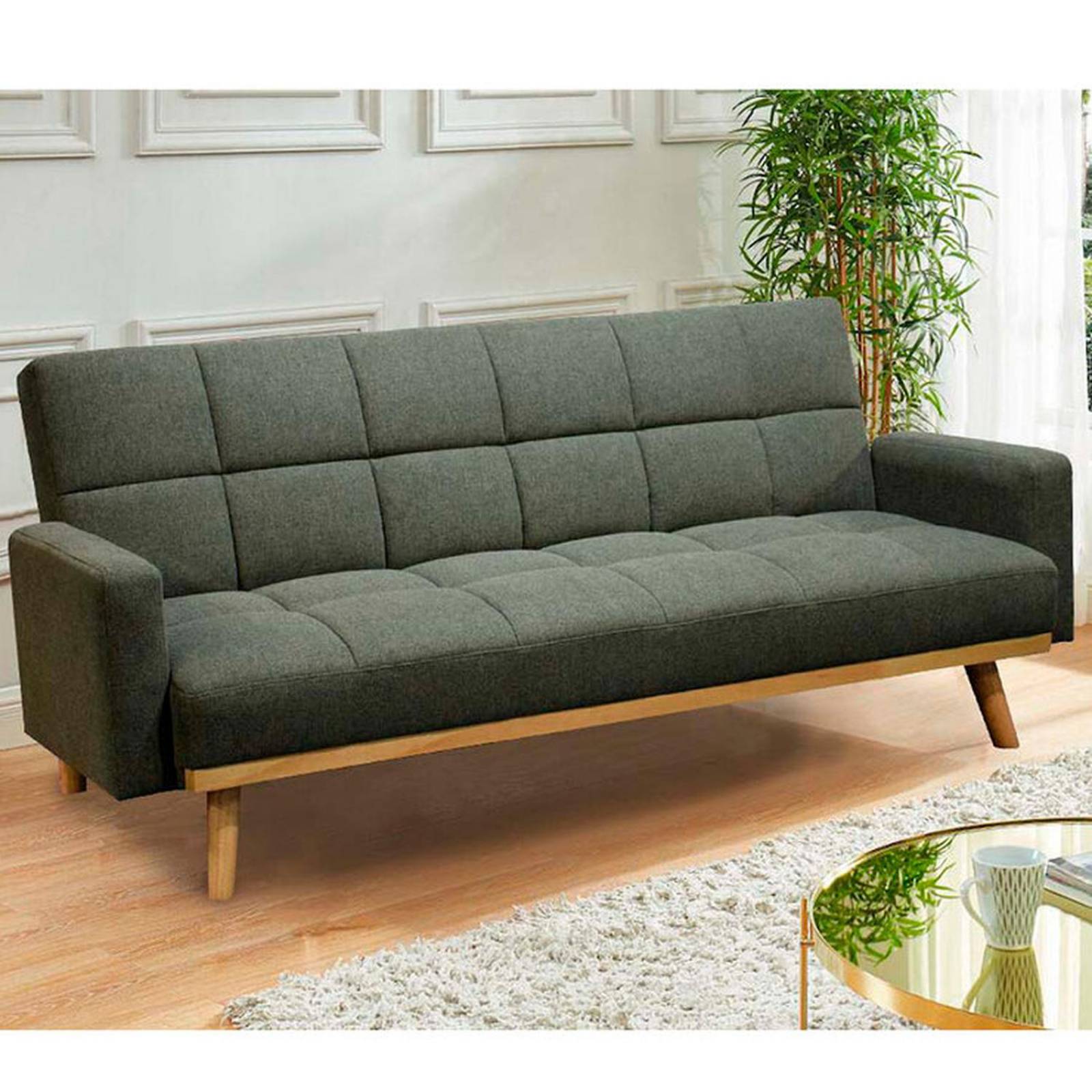 Sofá Cama Color Verde Salvia 