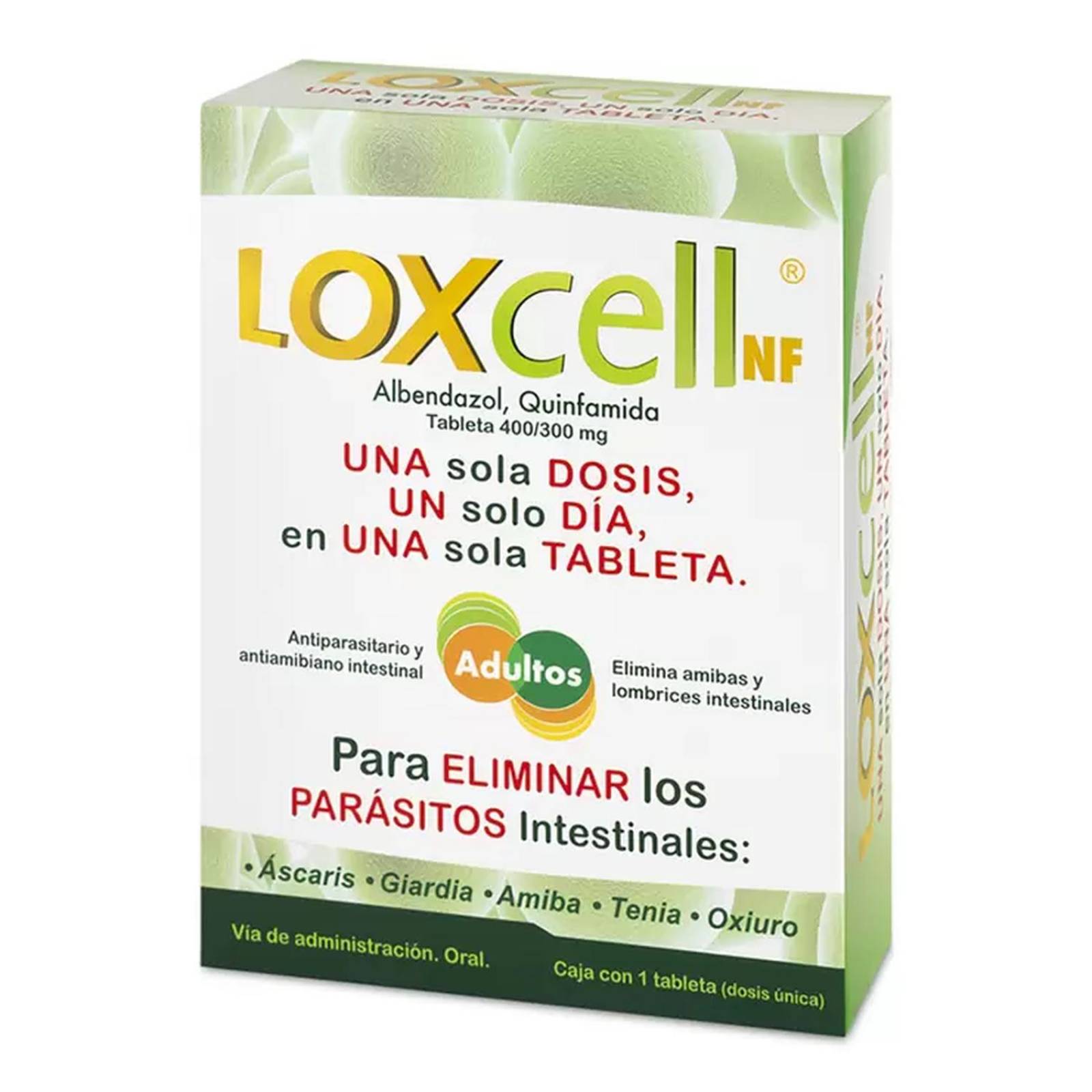 Loxcell NF 3 pzas con 1 Tableta 
