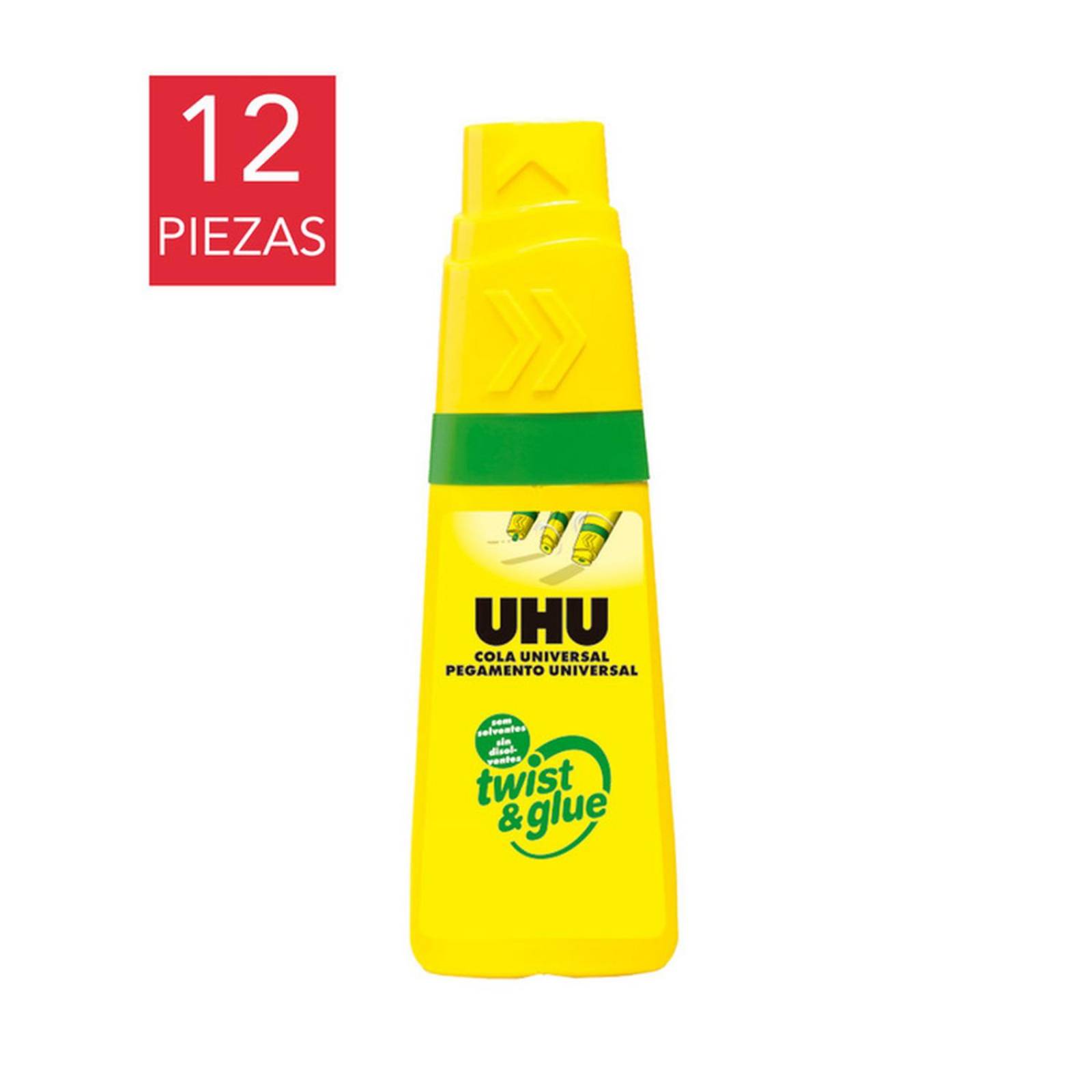 UHU Pegamento Líquido Transparente 35ml Twist & Glue 