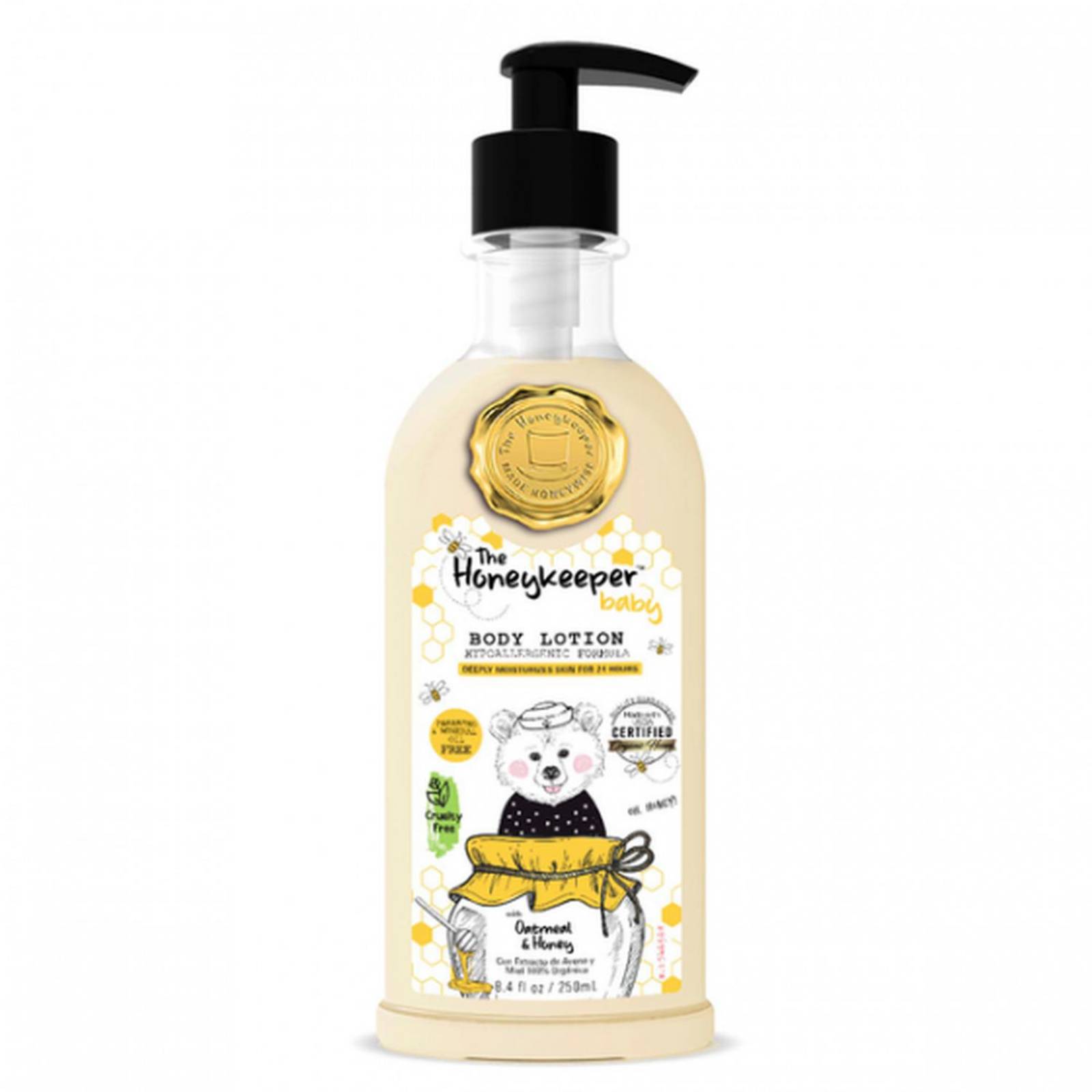 Crema Corporal Avena y Miel 250 ml 