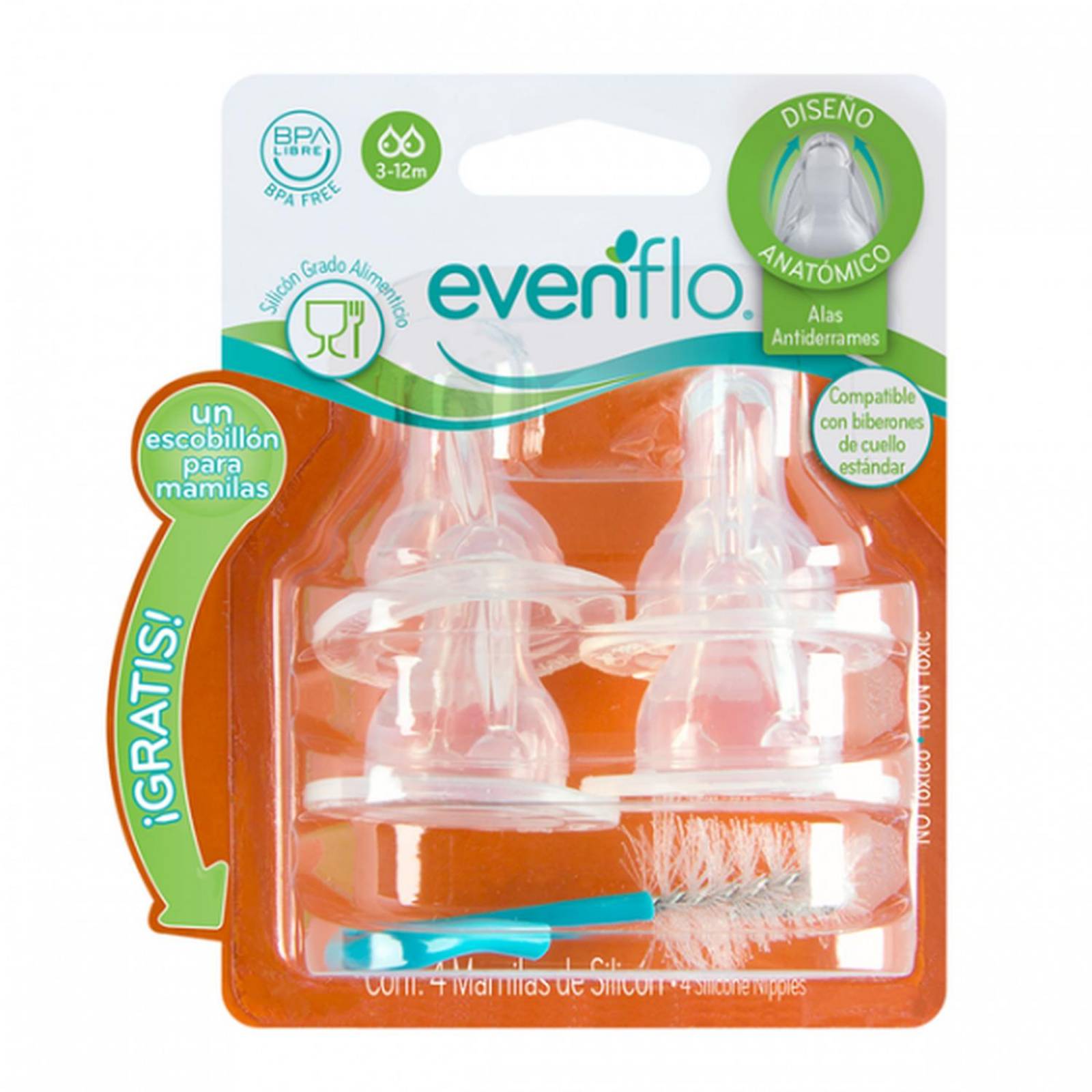 Mamila Anatómica Flujo Medio 