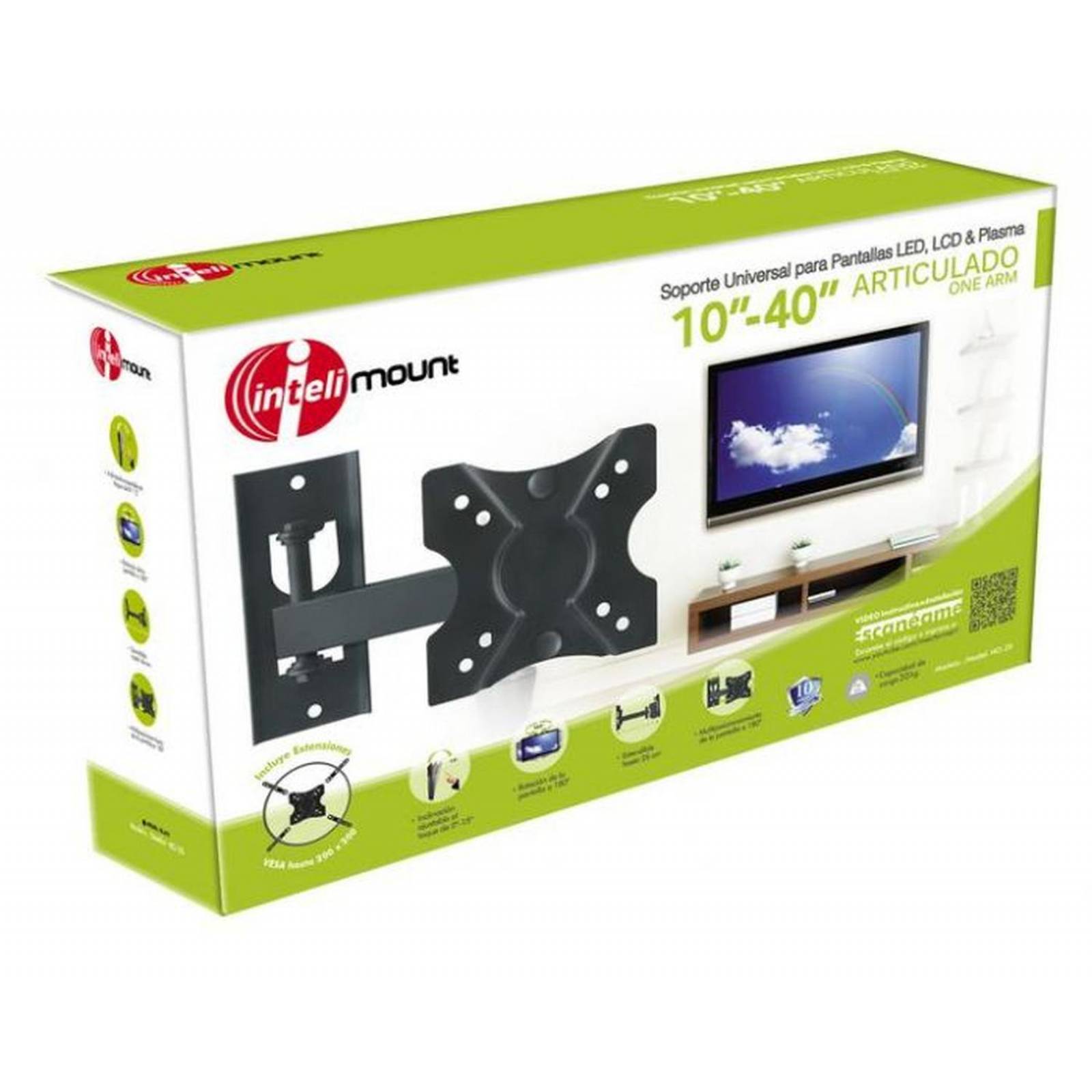 Soporte para Televisor Ho20 Negro 