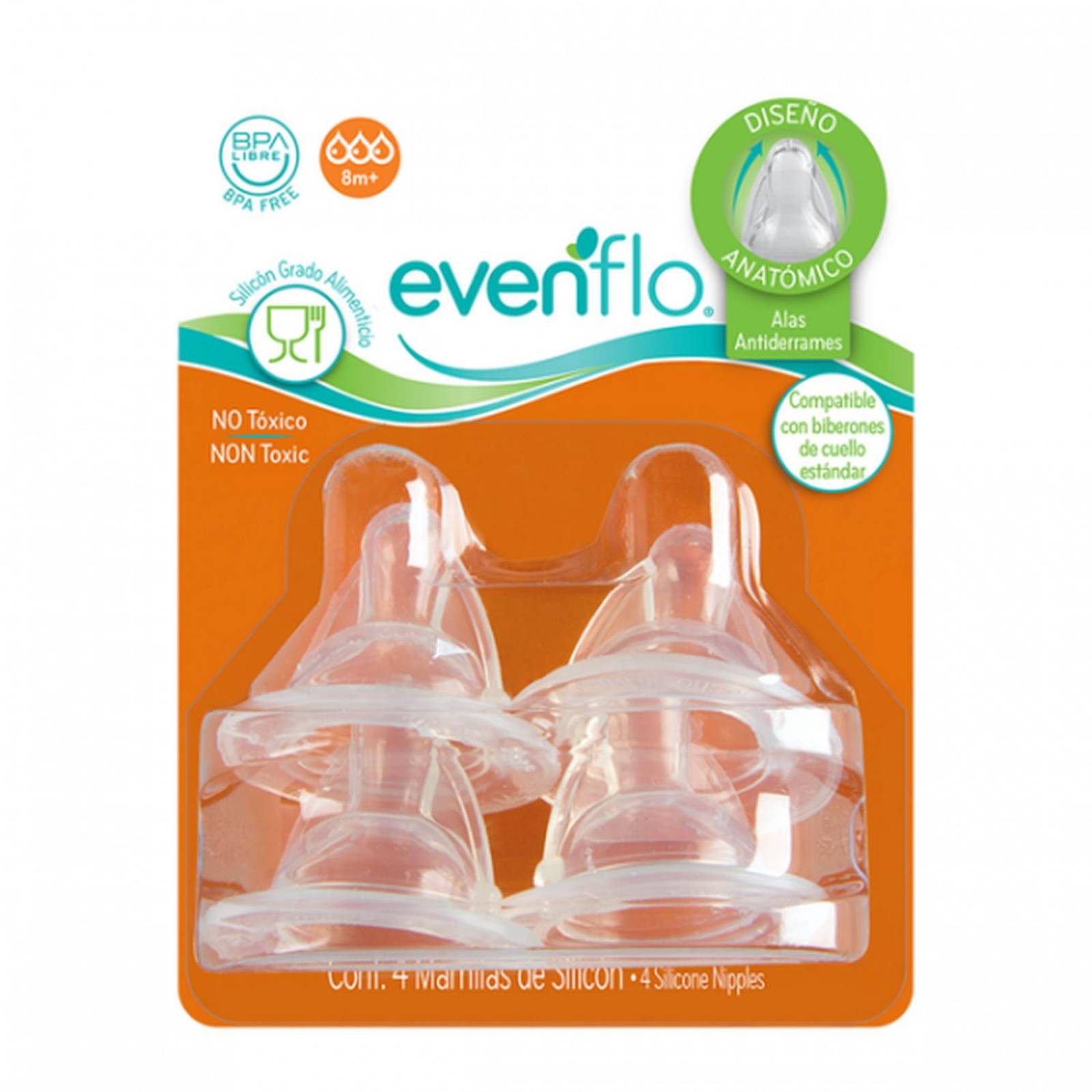 Mamila Anatómica Flujo Rápido 