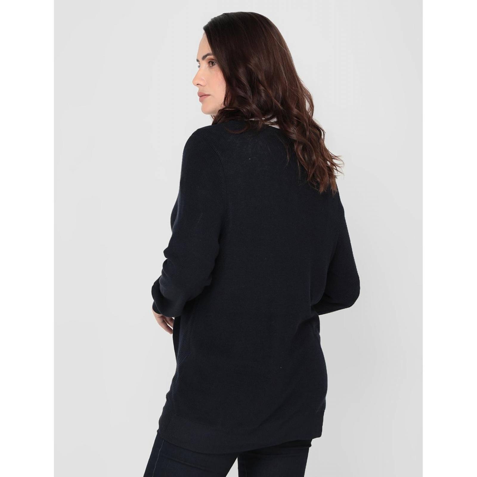 Suéter Chicos para mujer cuello redondo Azul marino 2 