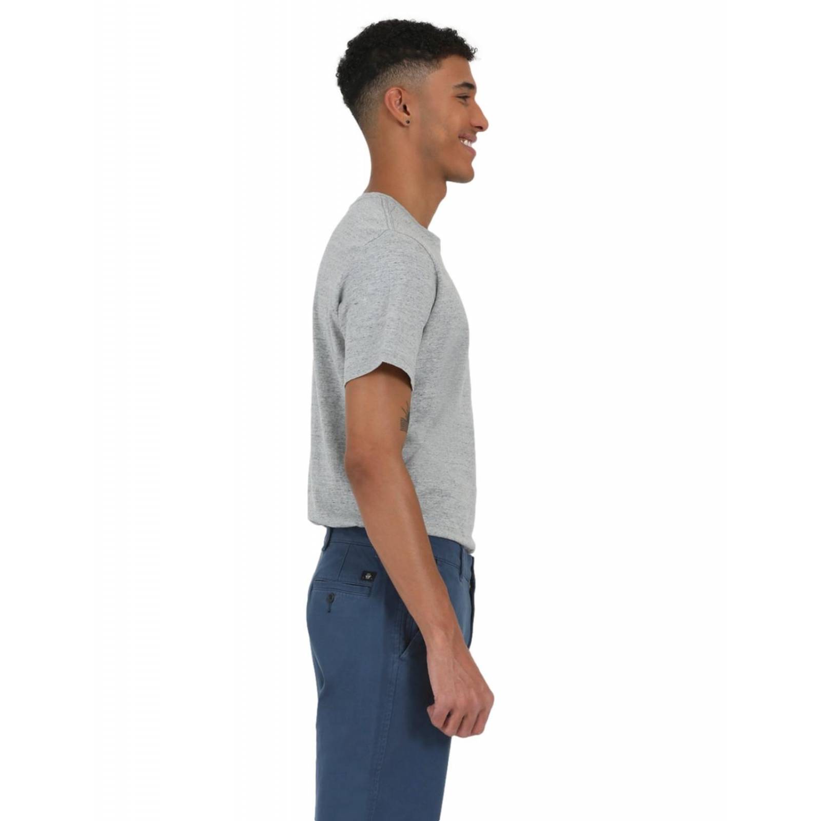 Playera Dockers cuello redondo para hombre Gris M 