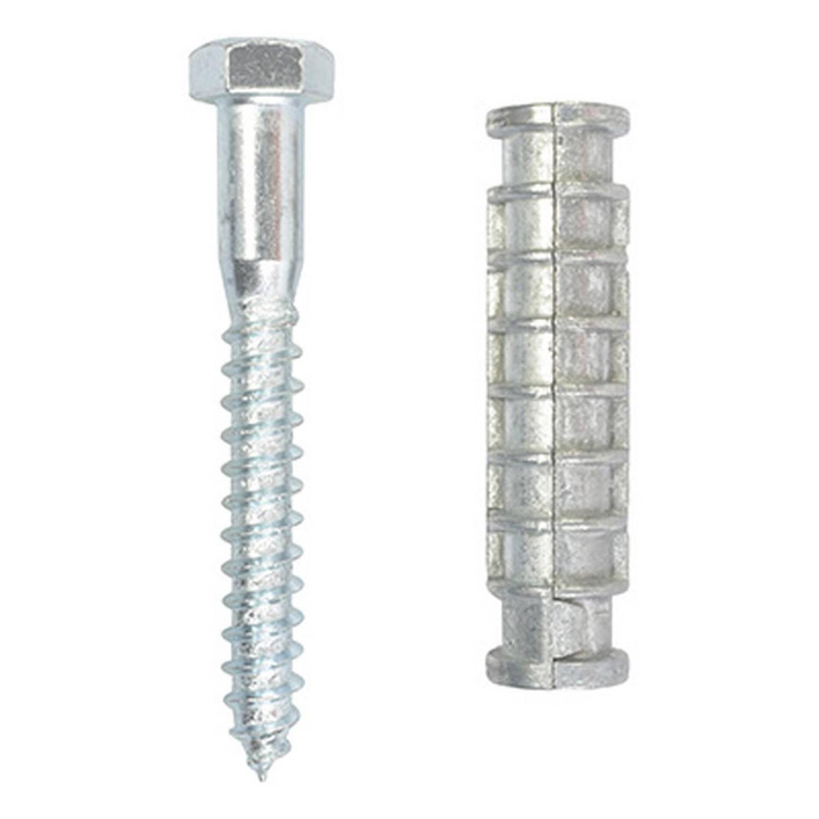 Taquete/anclaje para perno 3/8 x 3 pulgadas plata 