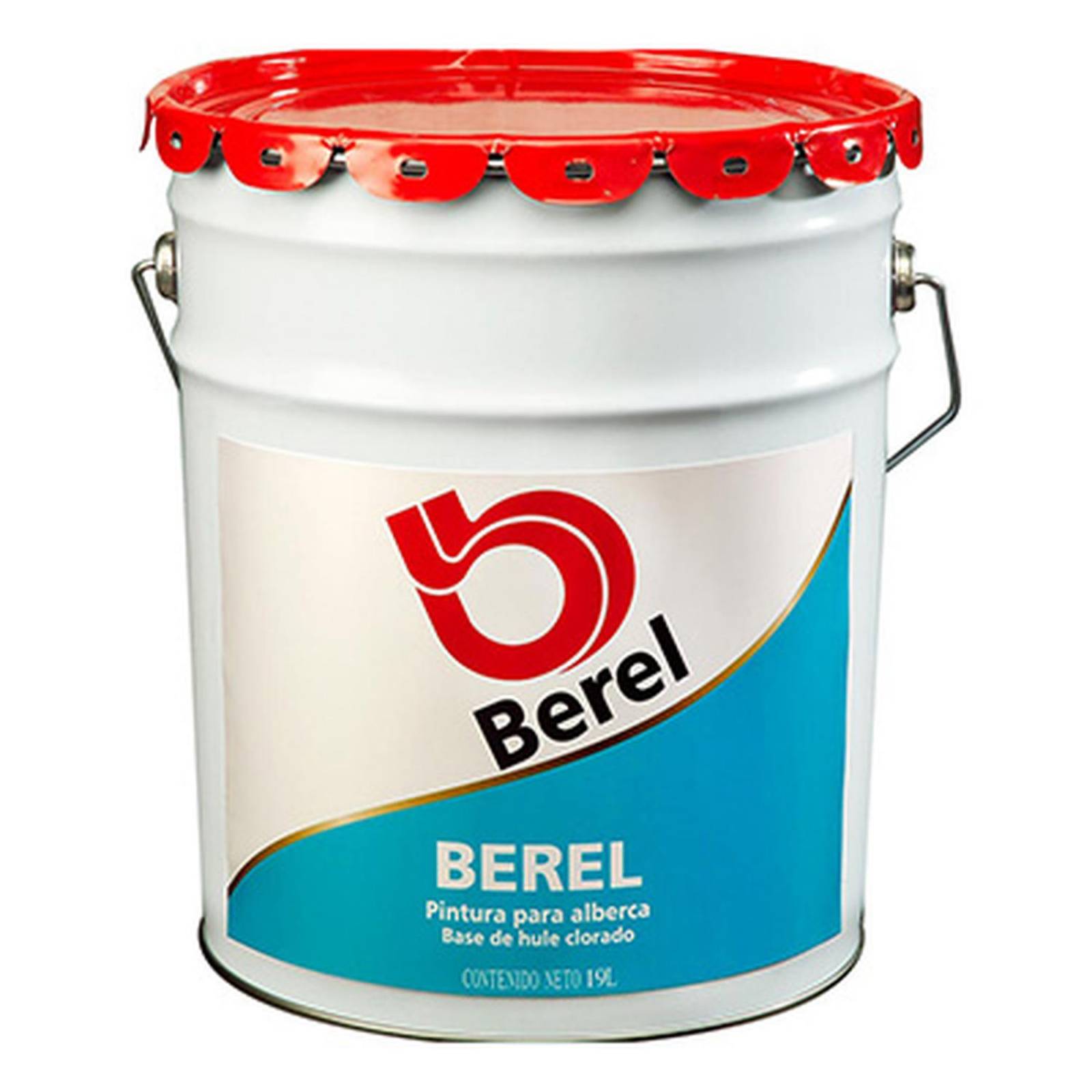 Pintura berel de alberca azul celeste 19 l 
