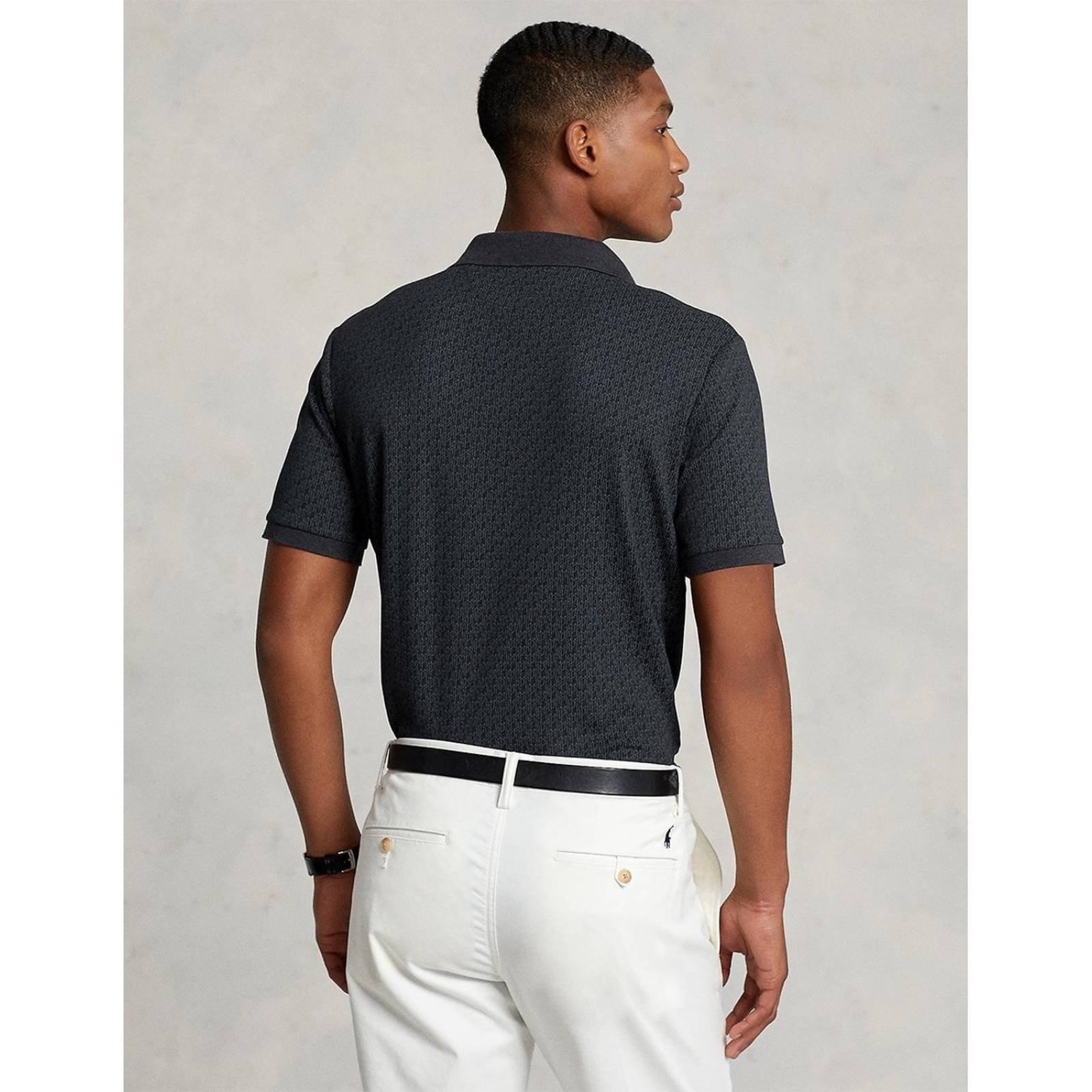 Playera Polo Ralph Lauren estampada para hombre Gris oxford CH 