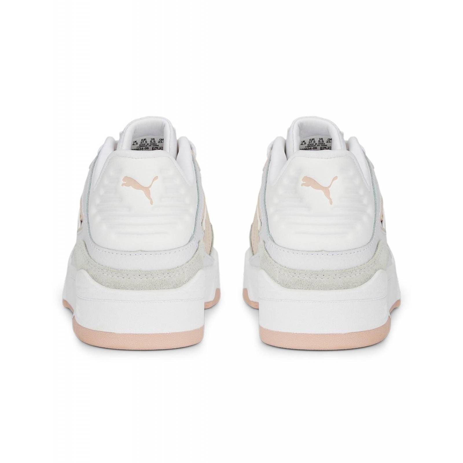 Tenis Puma de piel para mujer Blanco 24.5 cm 