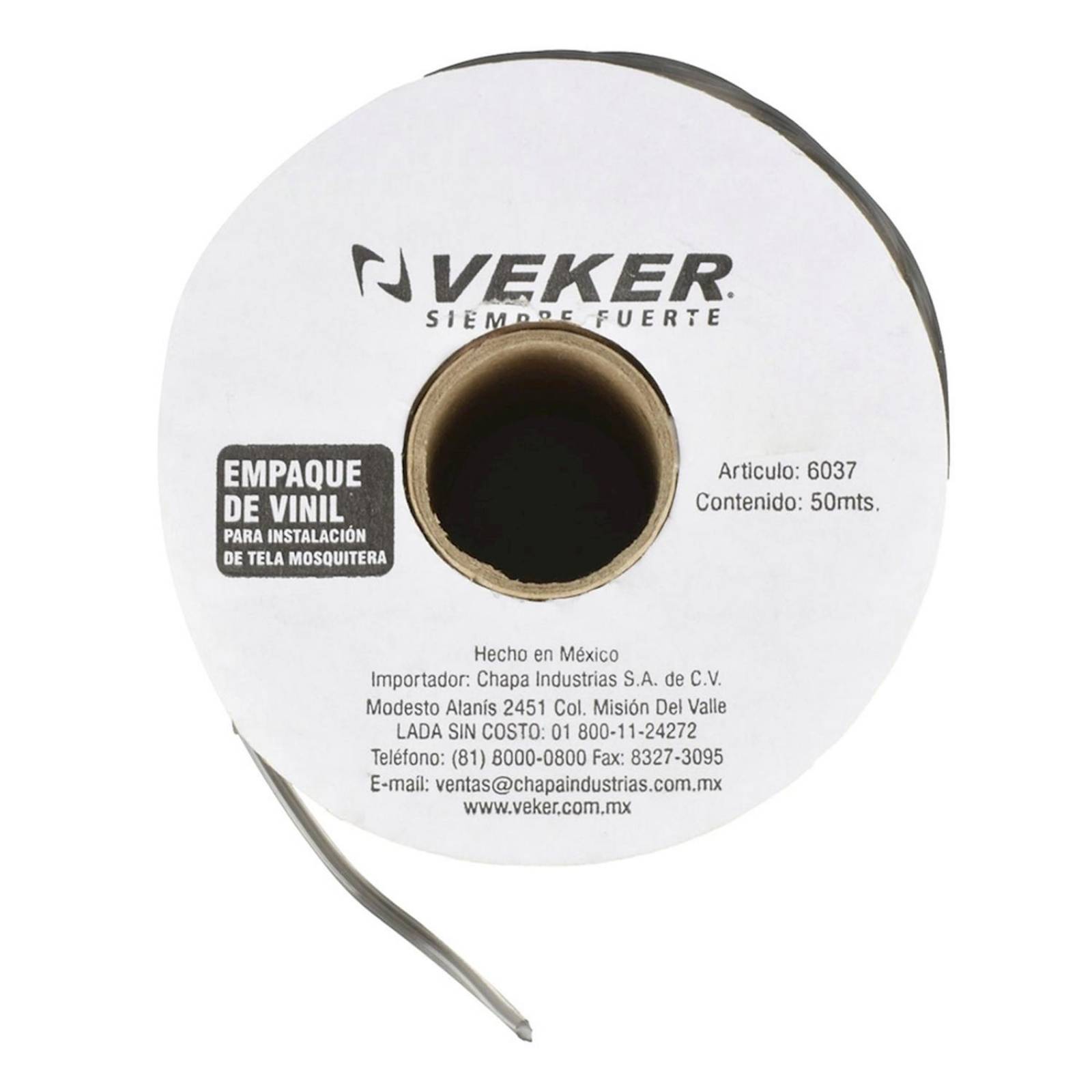 Empaque de vinil 50 m gris oscuro 