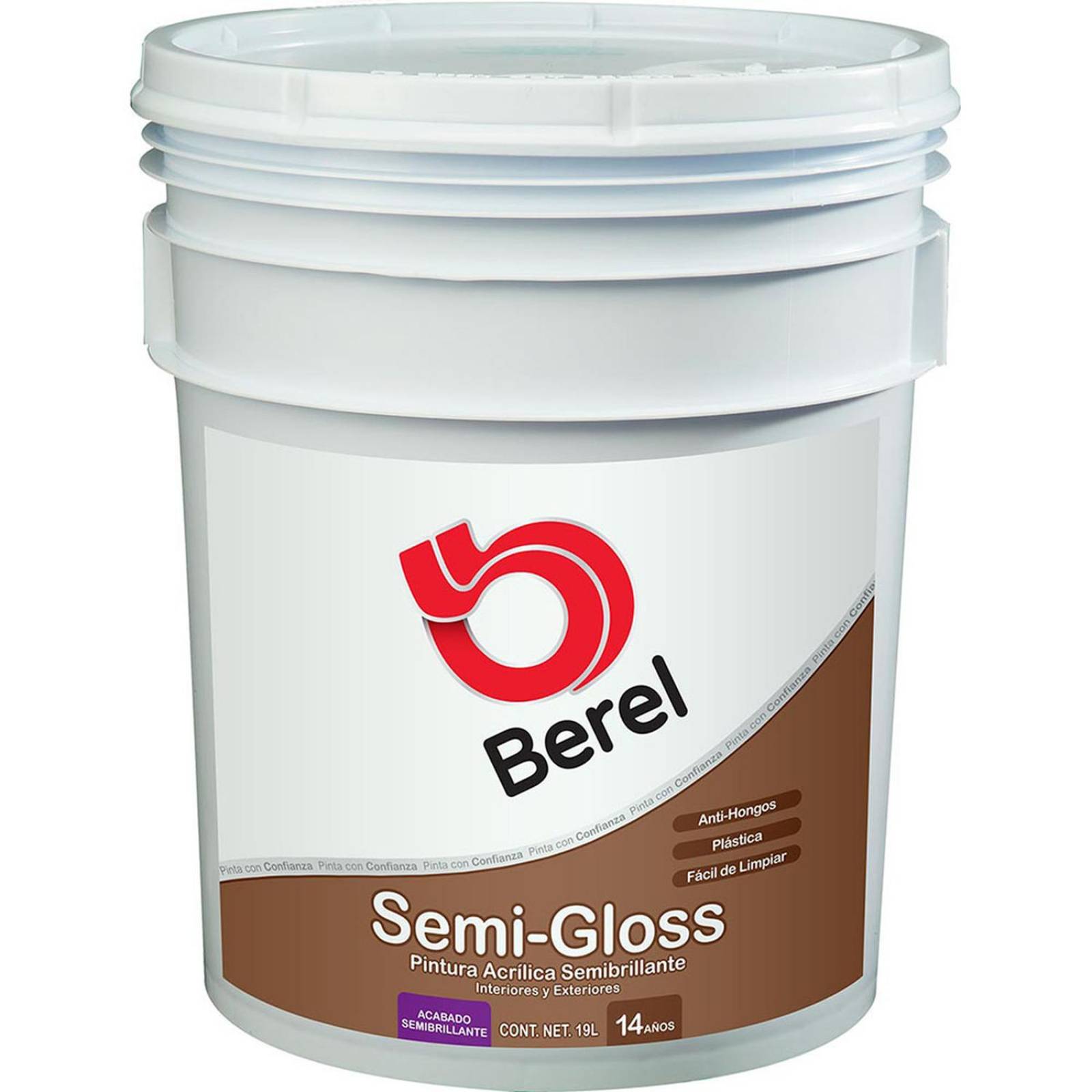 Pintura acrílica para interior y exterior berel se 