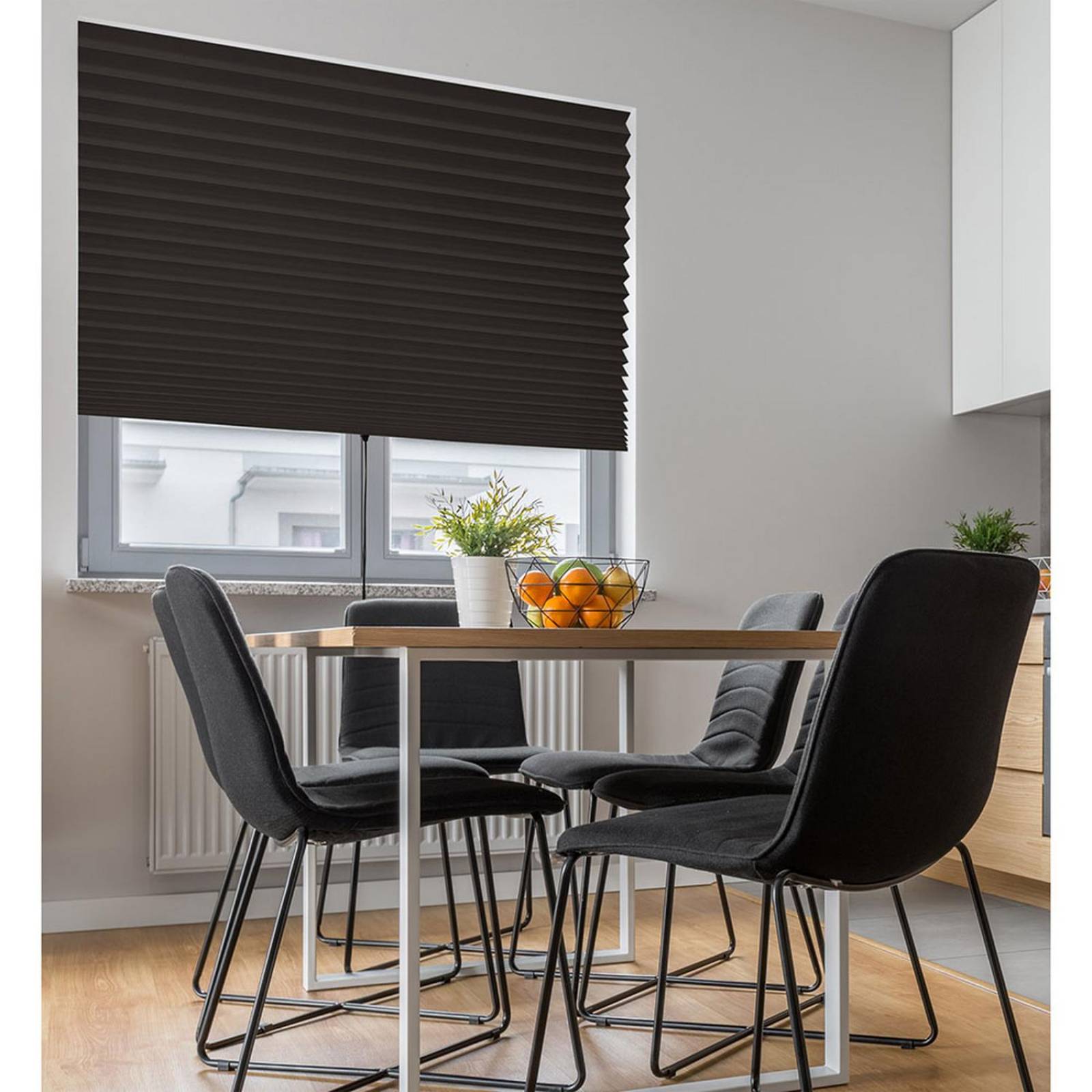 Persiana provisional con filtrado de luz de 122 x 183 cm moca 