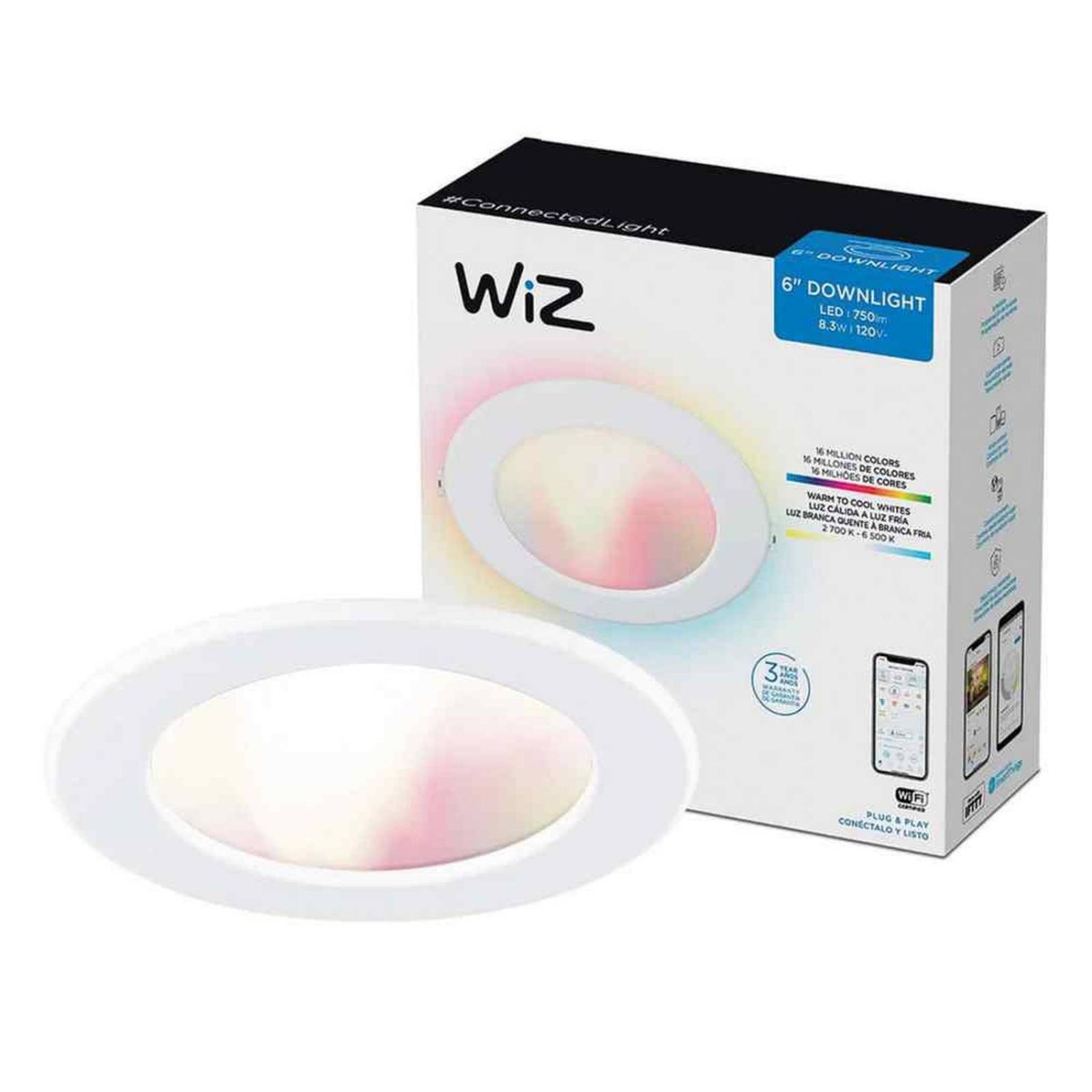 Foco inteligente wiz panel de techo de colores 15cm wifi 