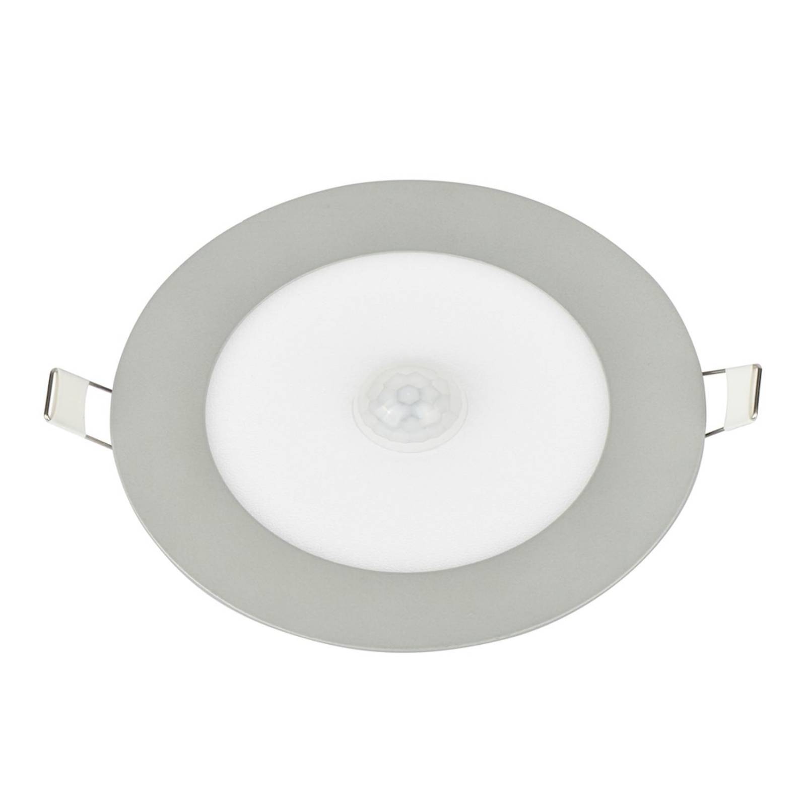 Luminario de empotrar flat pir de techo led 5 pulgadas gris 