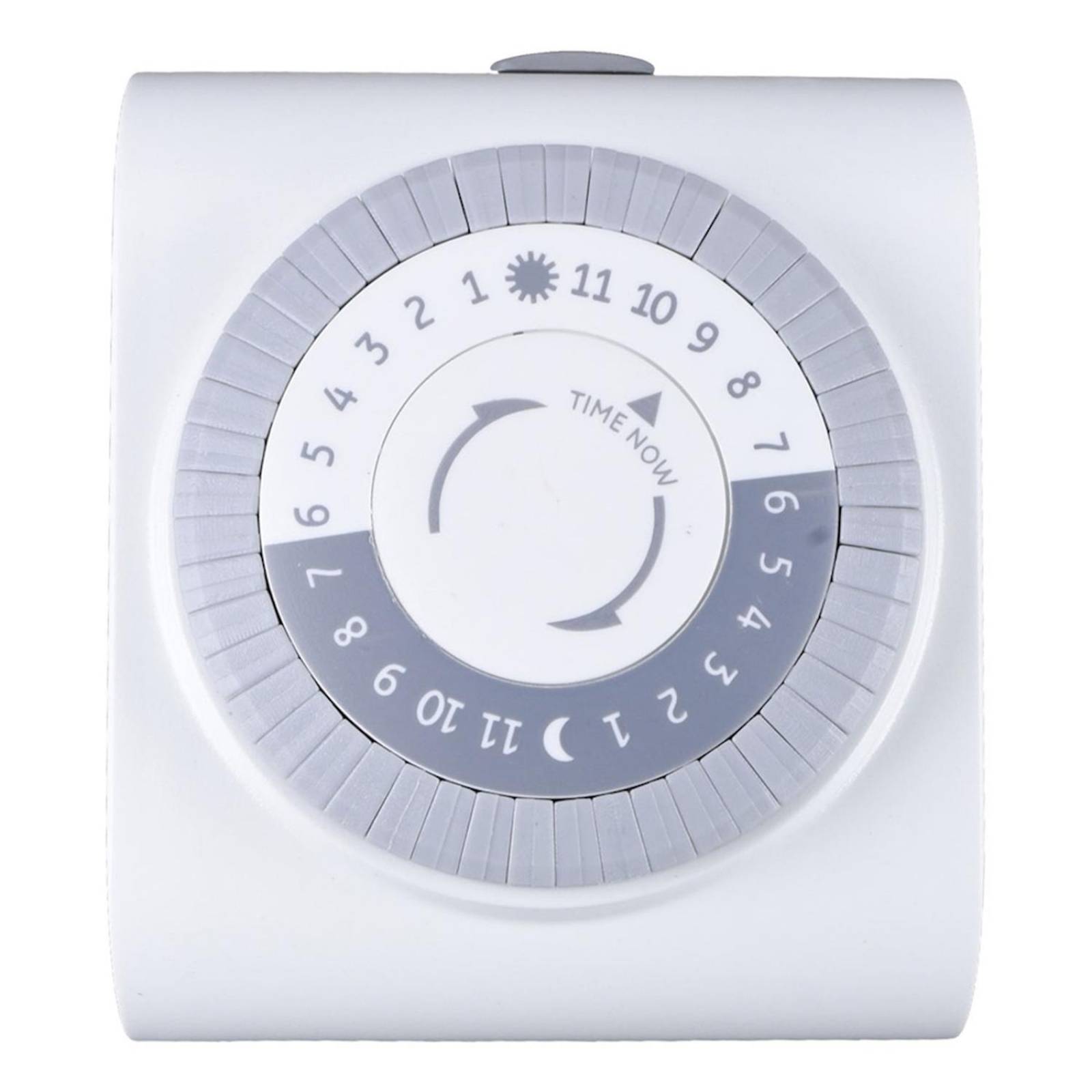 Temporizador electromecánico 1 servicio 24 horas blanco 