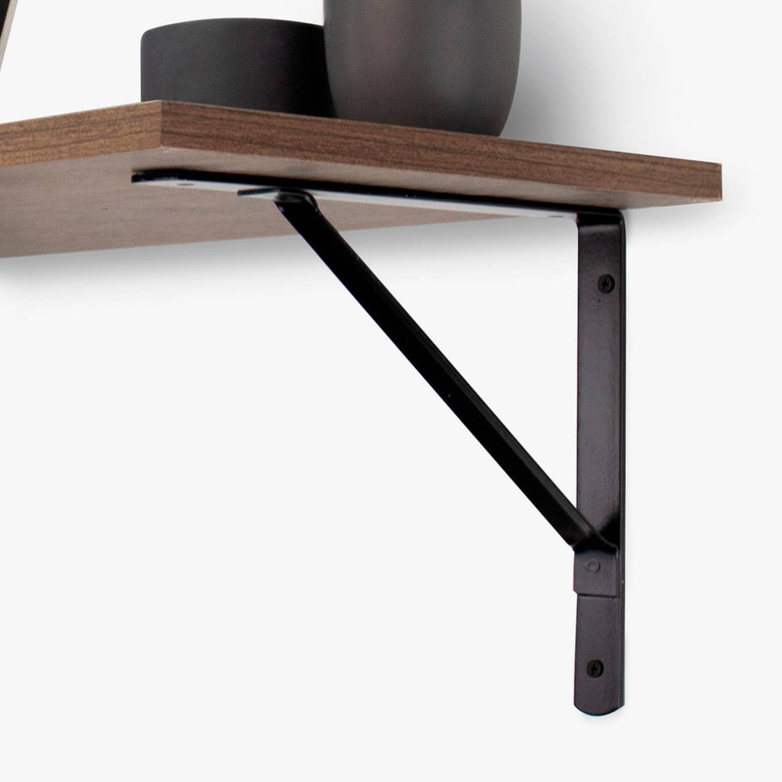 Ménsula americana no.6 negro 25x31 cm 