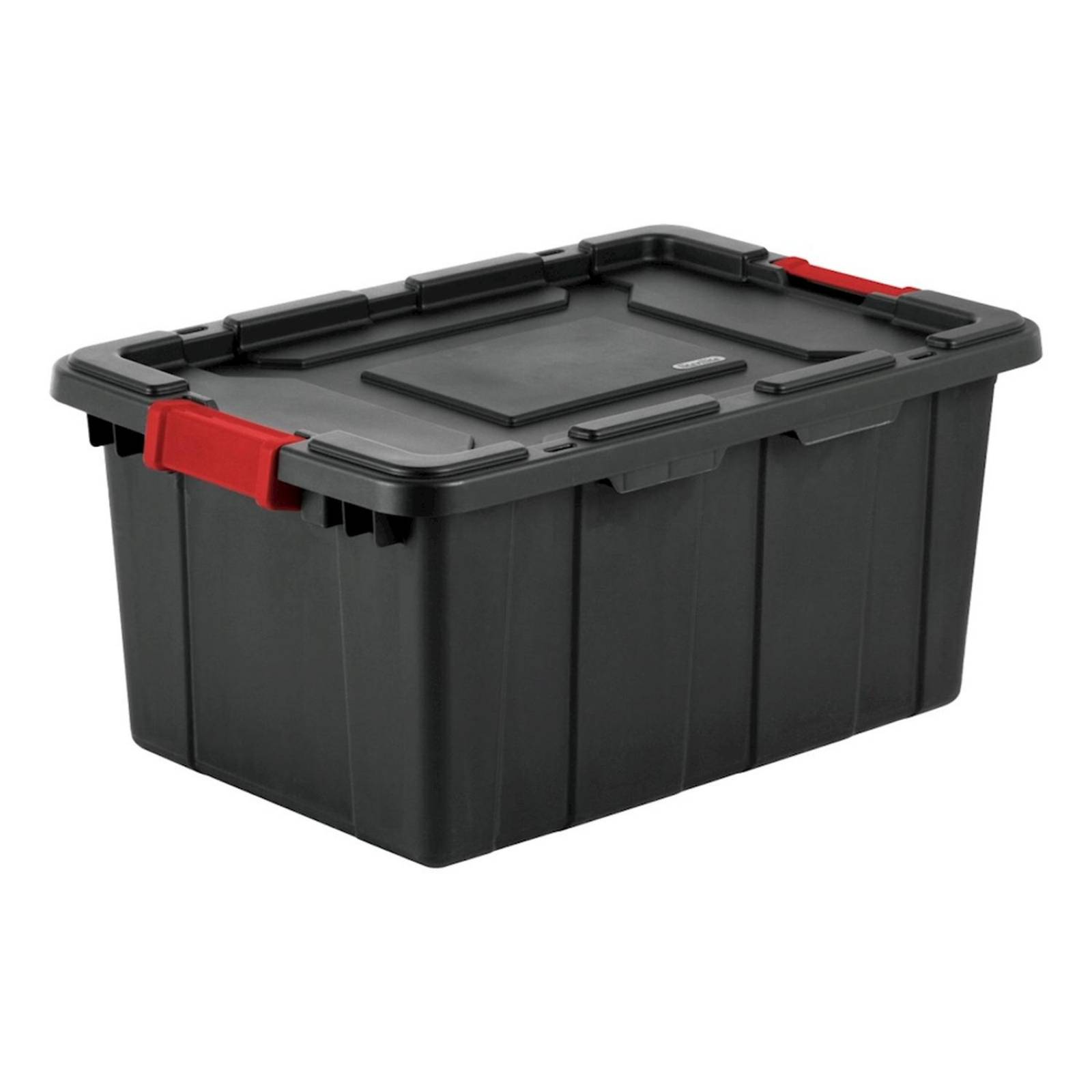 Caja uso rudo de plástico 56.8 l negro 