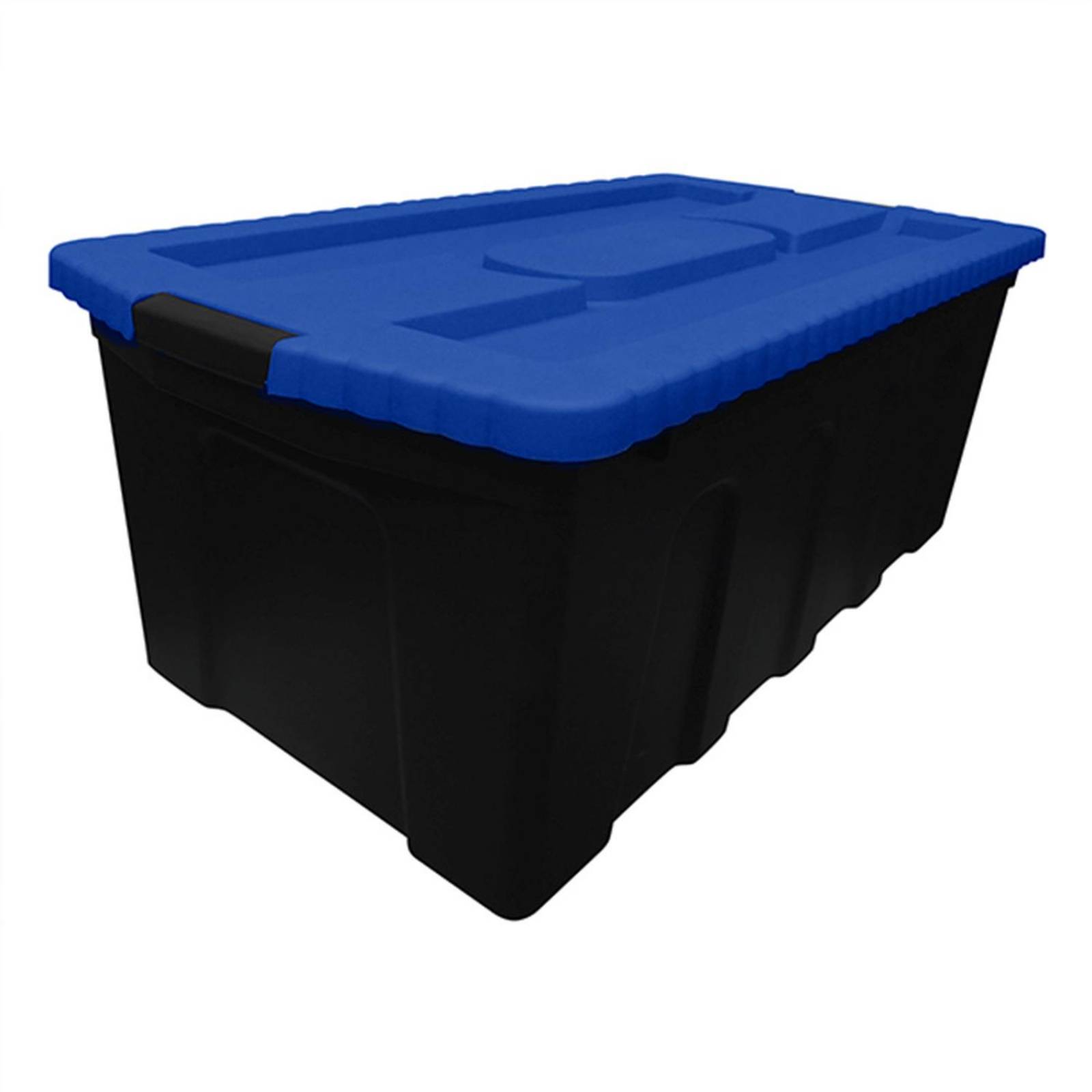 Caja de plástico de uso rudo 125 l negro 