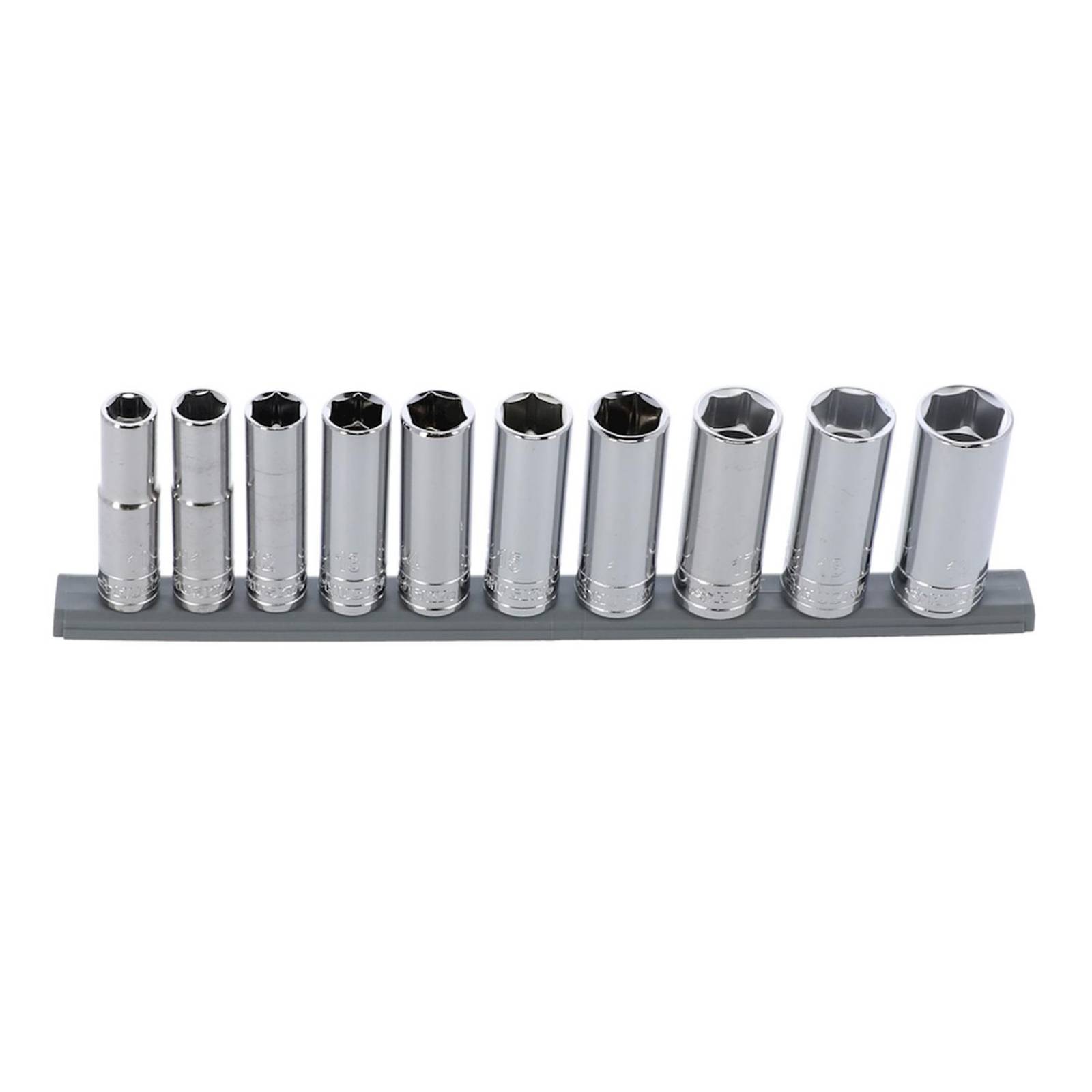 Juego de dados profundos acero husky 10 piezas