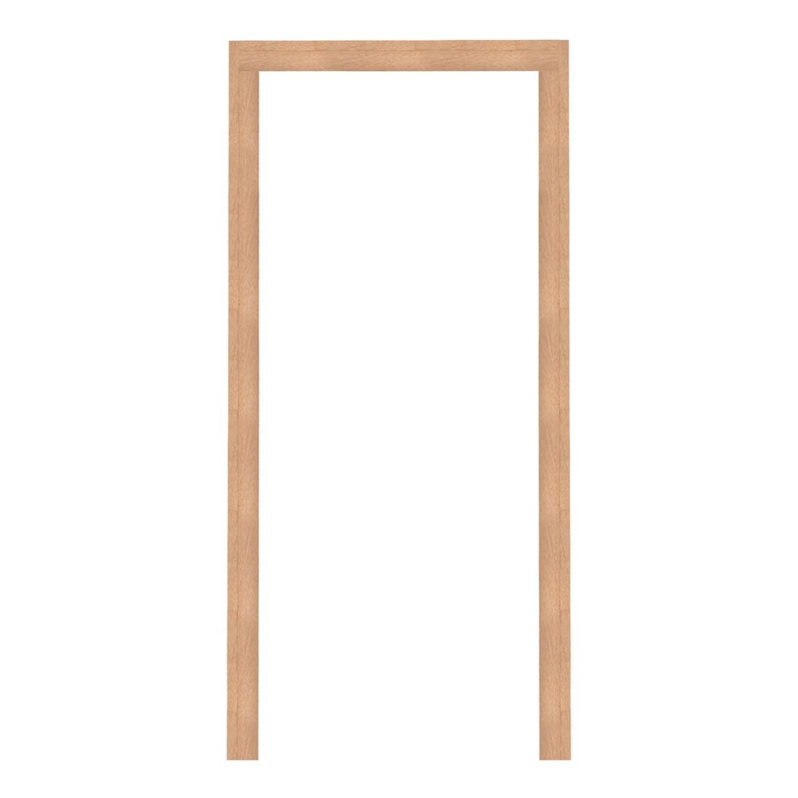 Marco para puerta beige madera 222.5 x 78 x 6 cm 