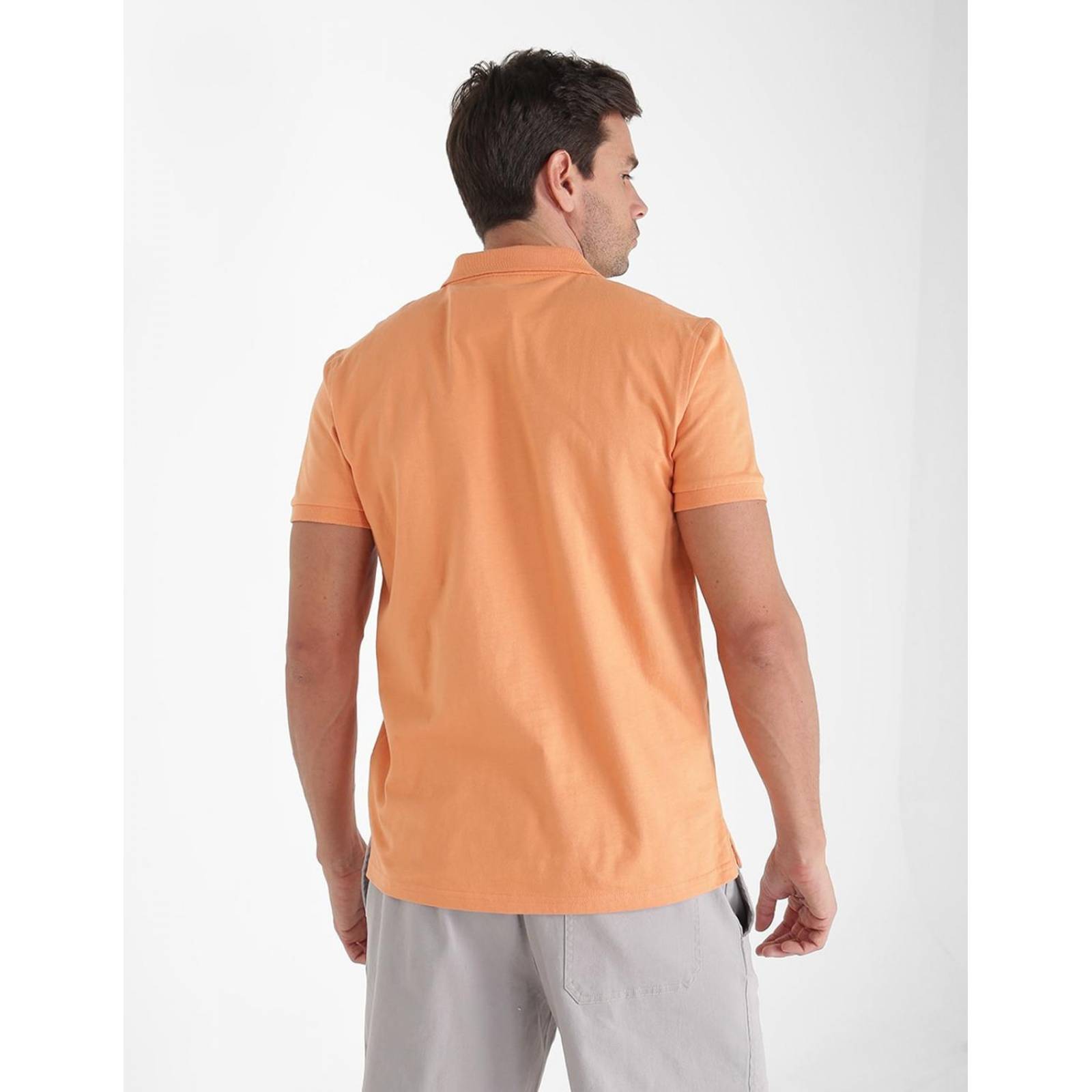 Playera tipo polo Regent Street para hombre Cobre G 