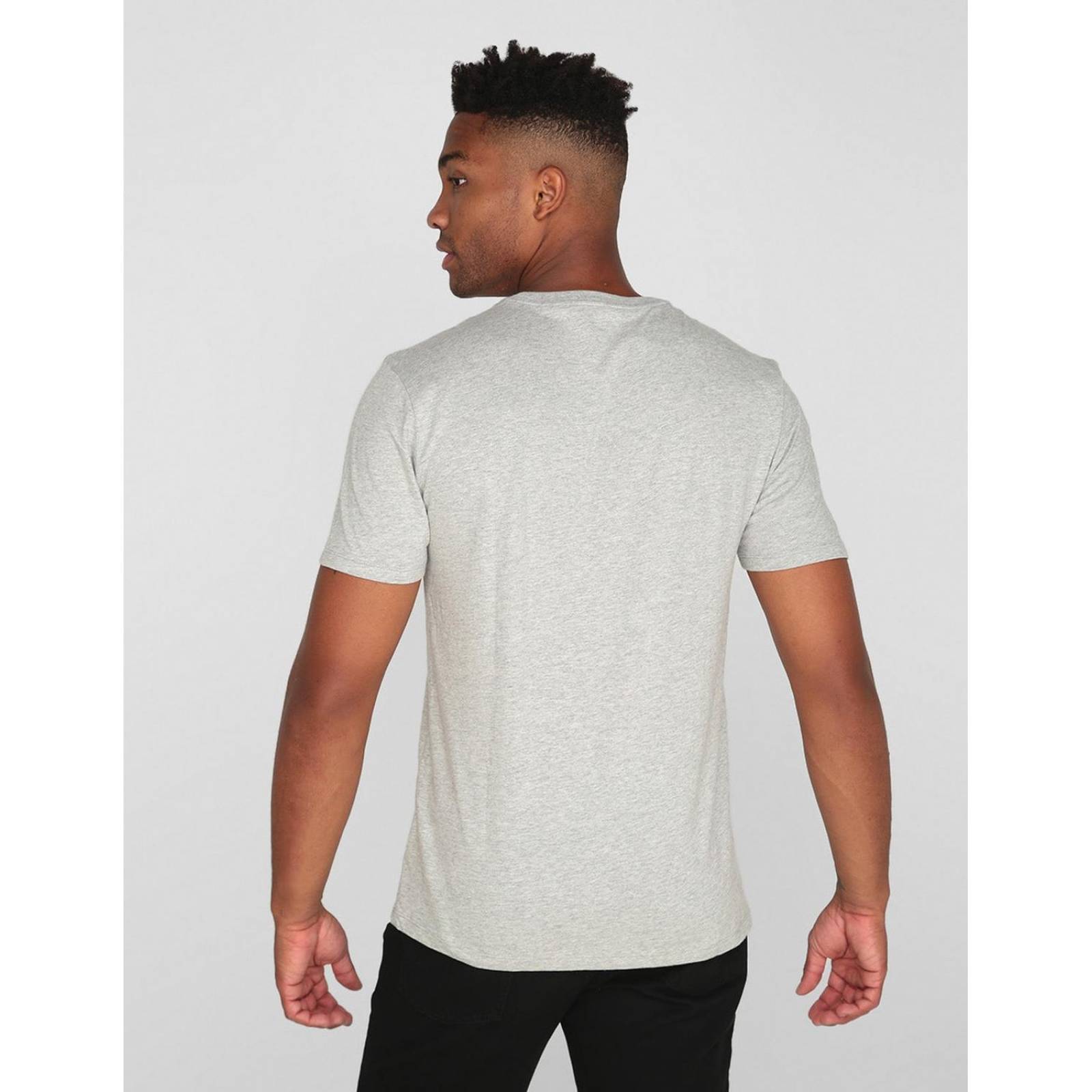 Playera cuello redondo para hombre Gris claro CH 