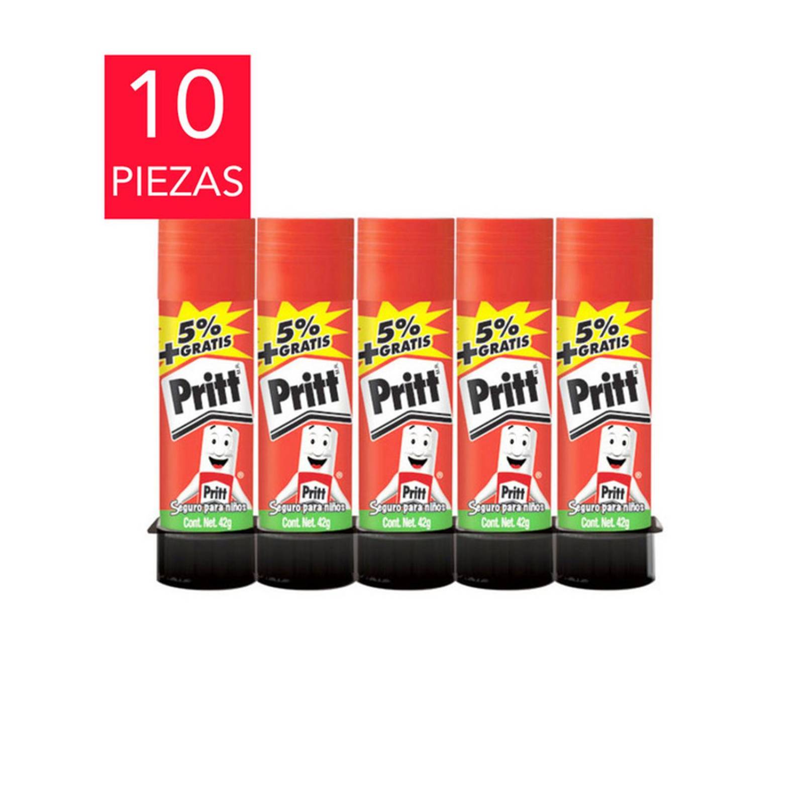 Pritt Lápiz Adhesivo 10 Piezas de 40 gramos 