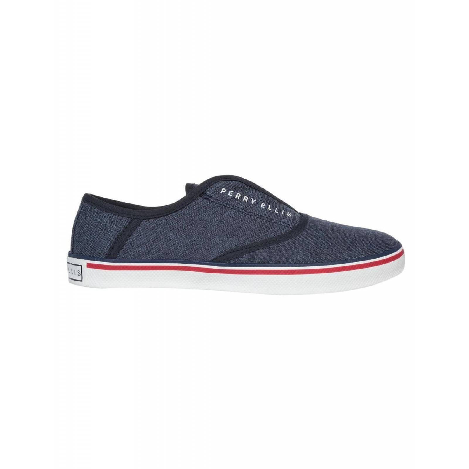 Tenis Perry Ellis para Hombre Pe-5493 Azul marino 30 cm