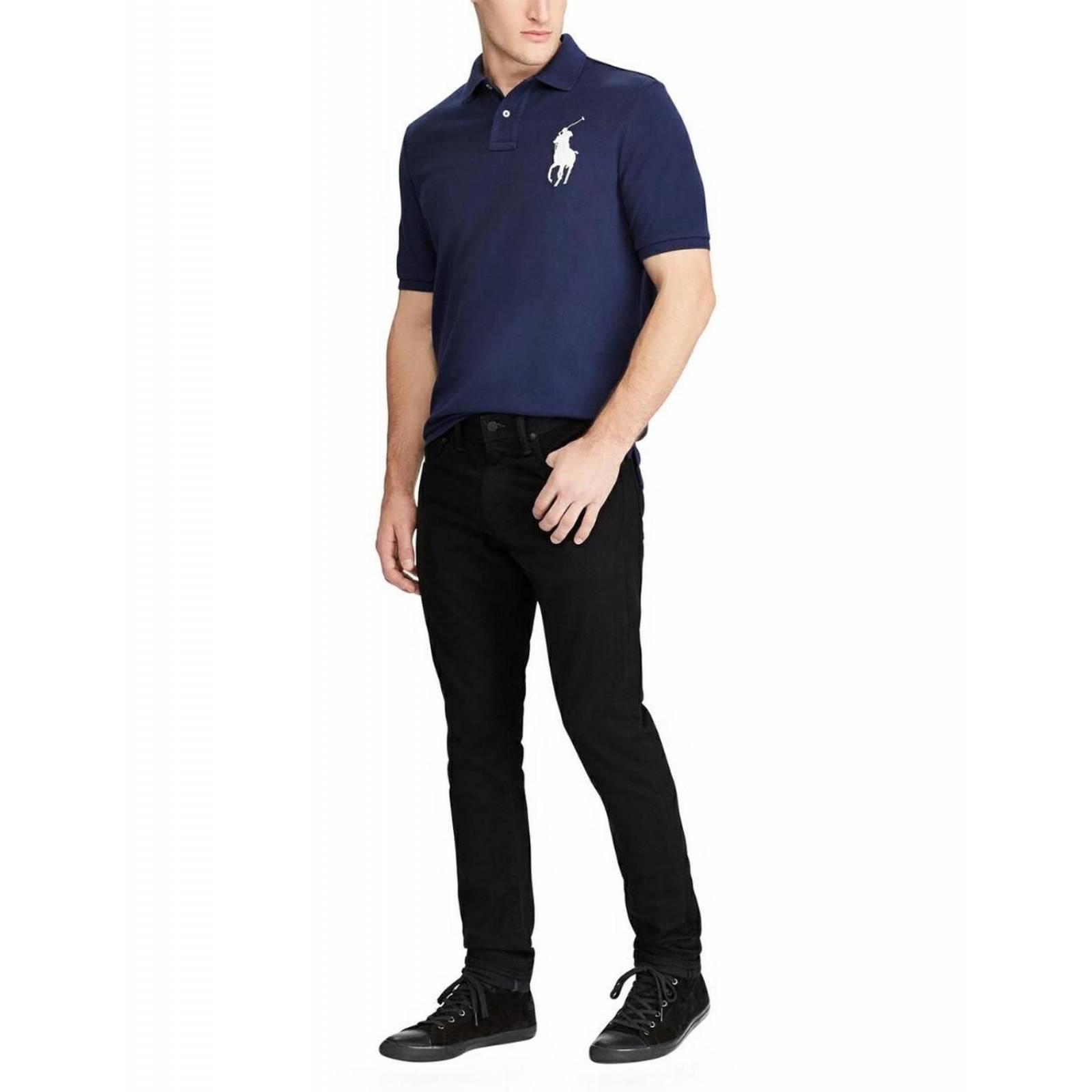 Playera Polo Ralph Lauren para hombre Azul marino XG 