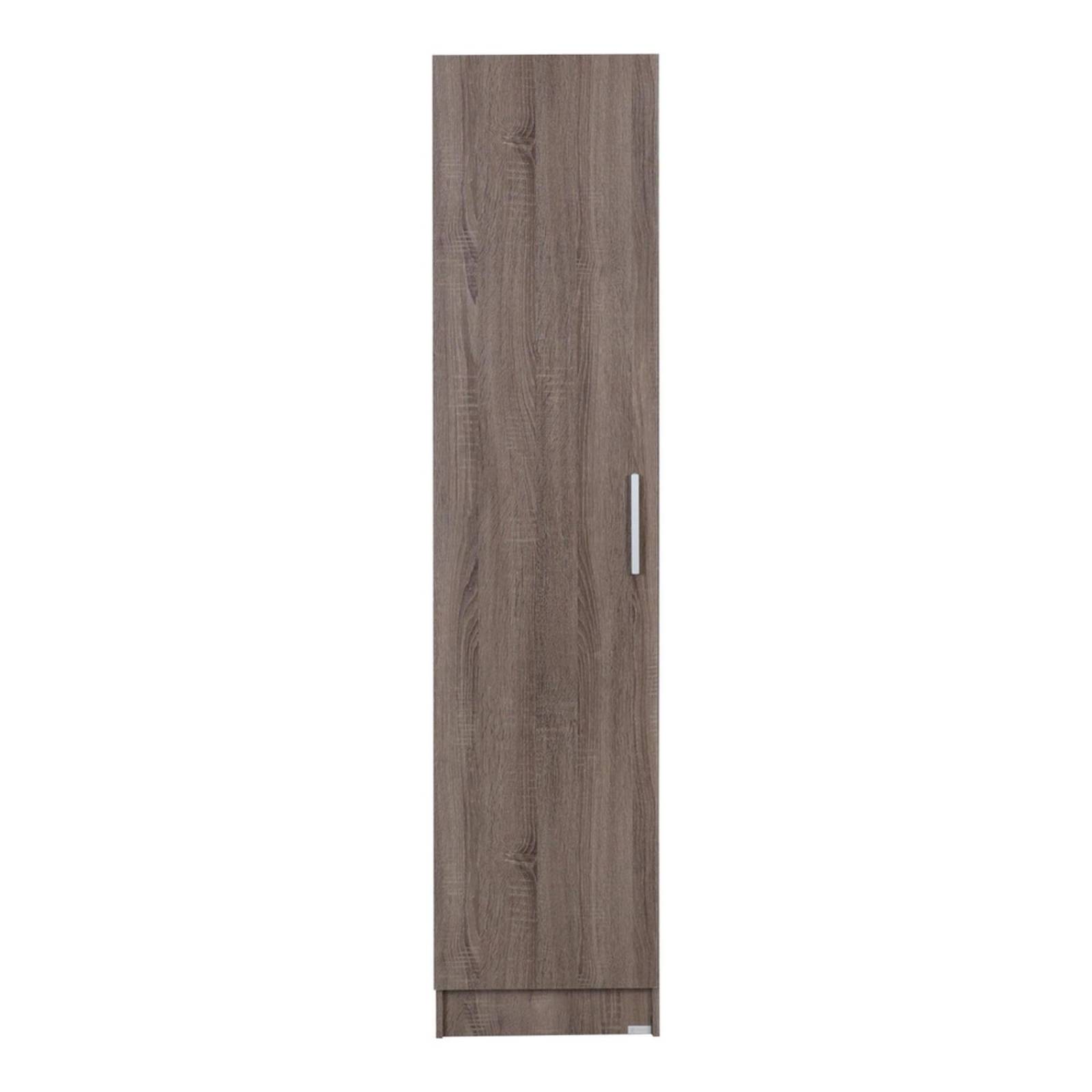 Organizador con puerta 1.80 m x 39 x 24 cm café rustik oak 