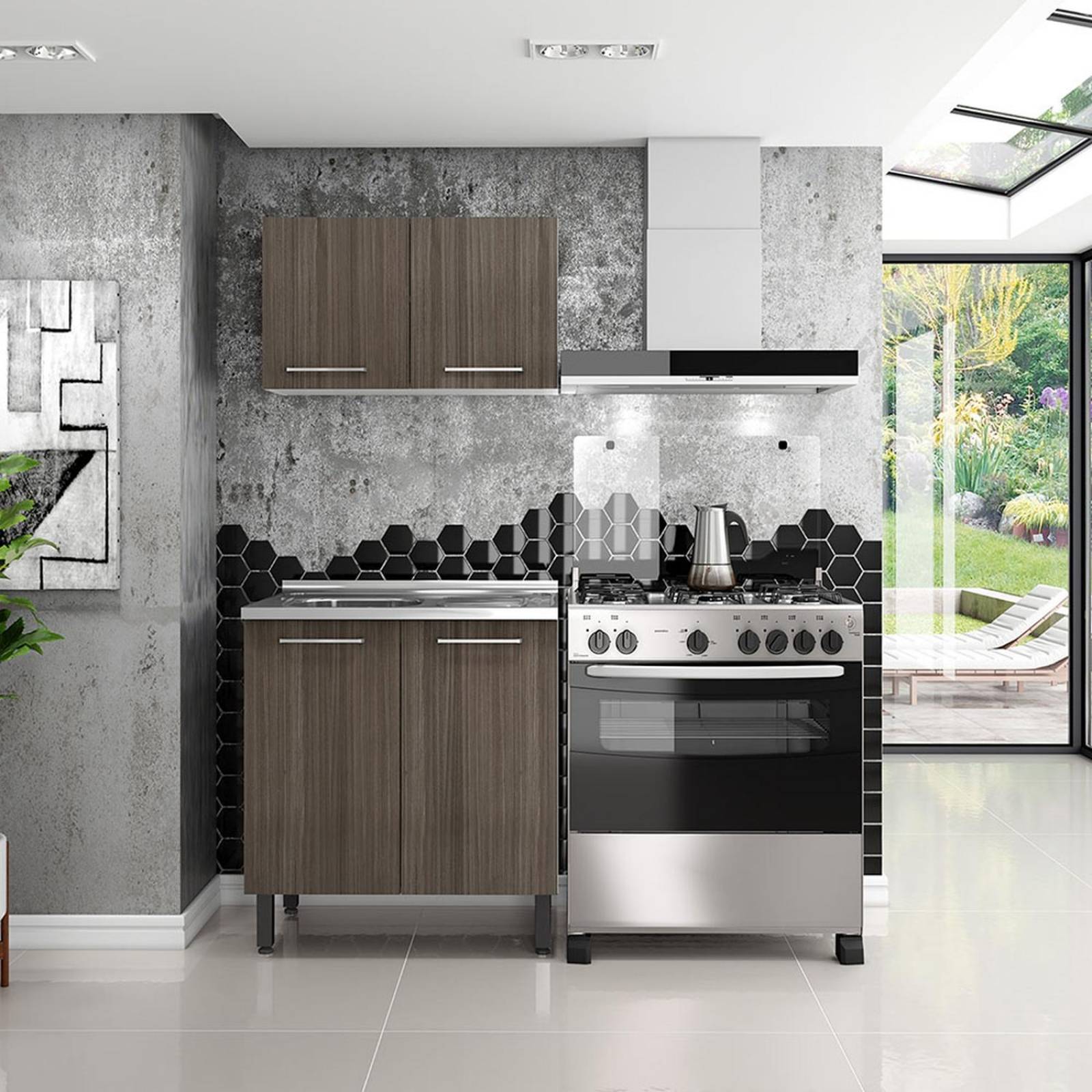 Set de cocina iguazú toscana 80 cm robel dakar 