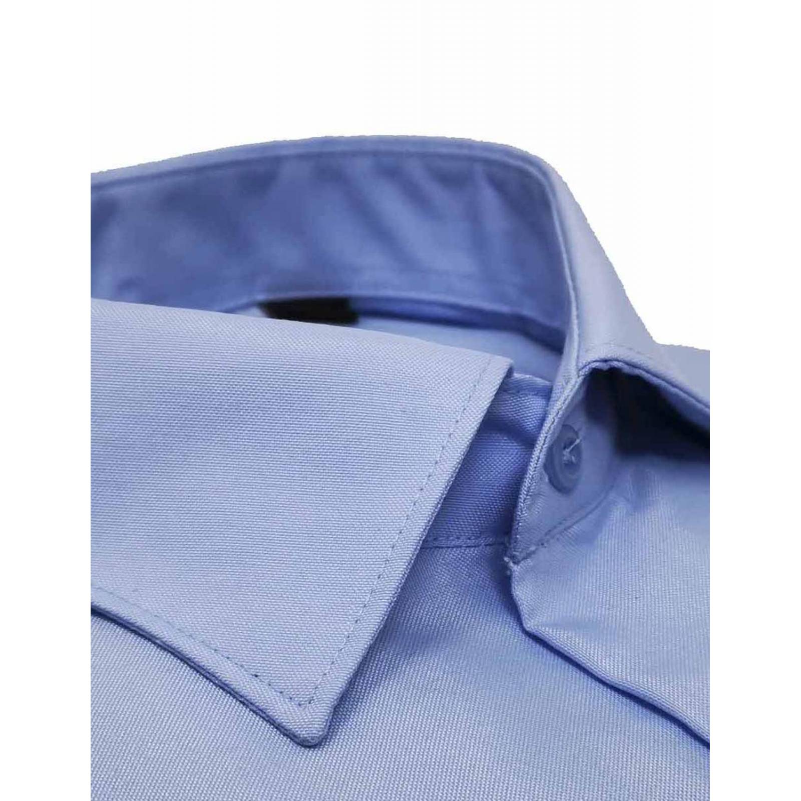 Camisa de vestir JBE manga larga para hombre Azul cielo 17.5 4-5 