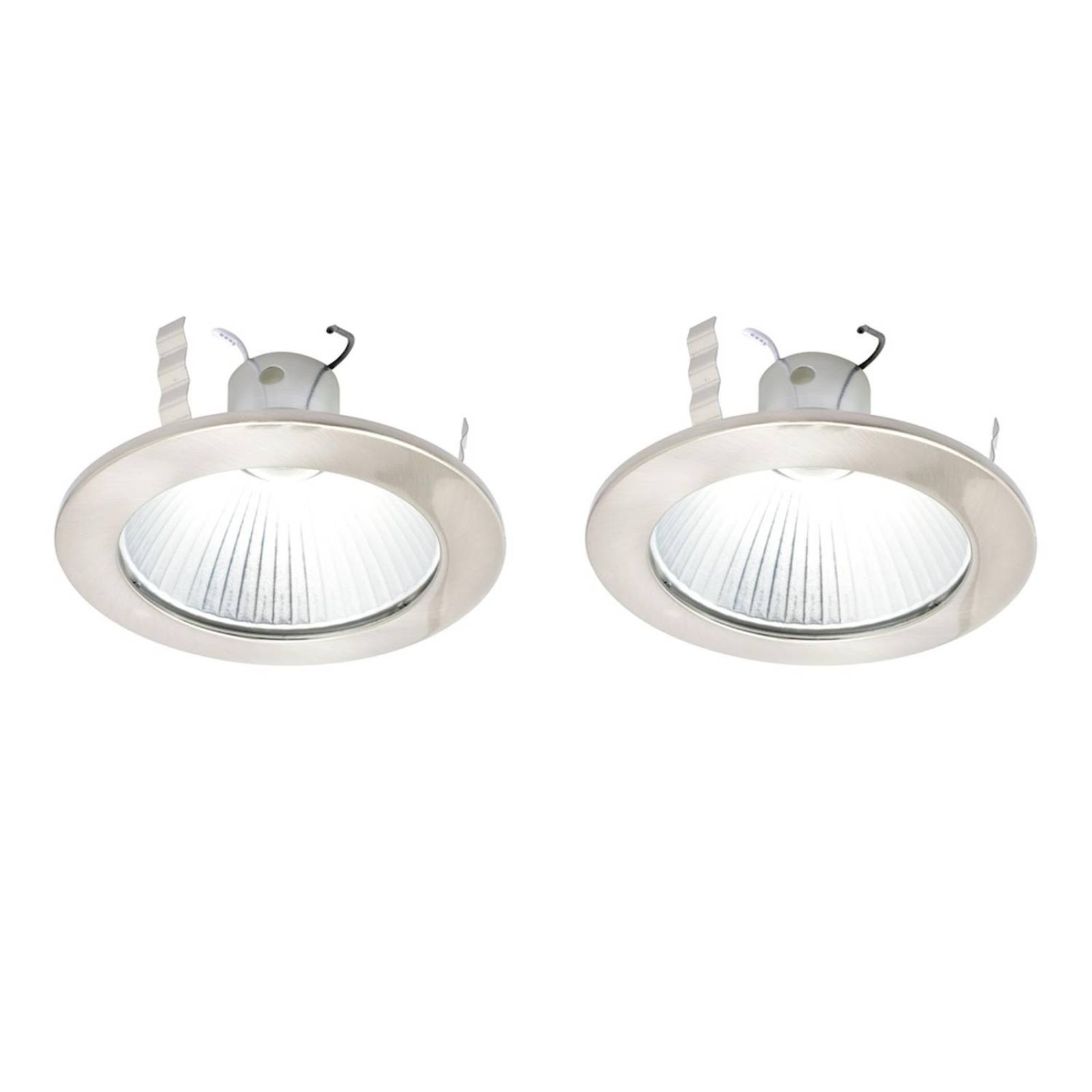 Lámpara empotrable circular 2 piezas 