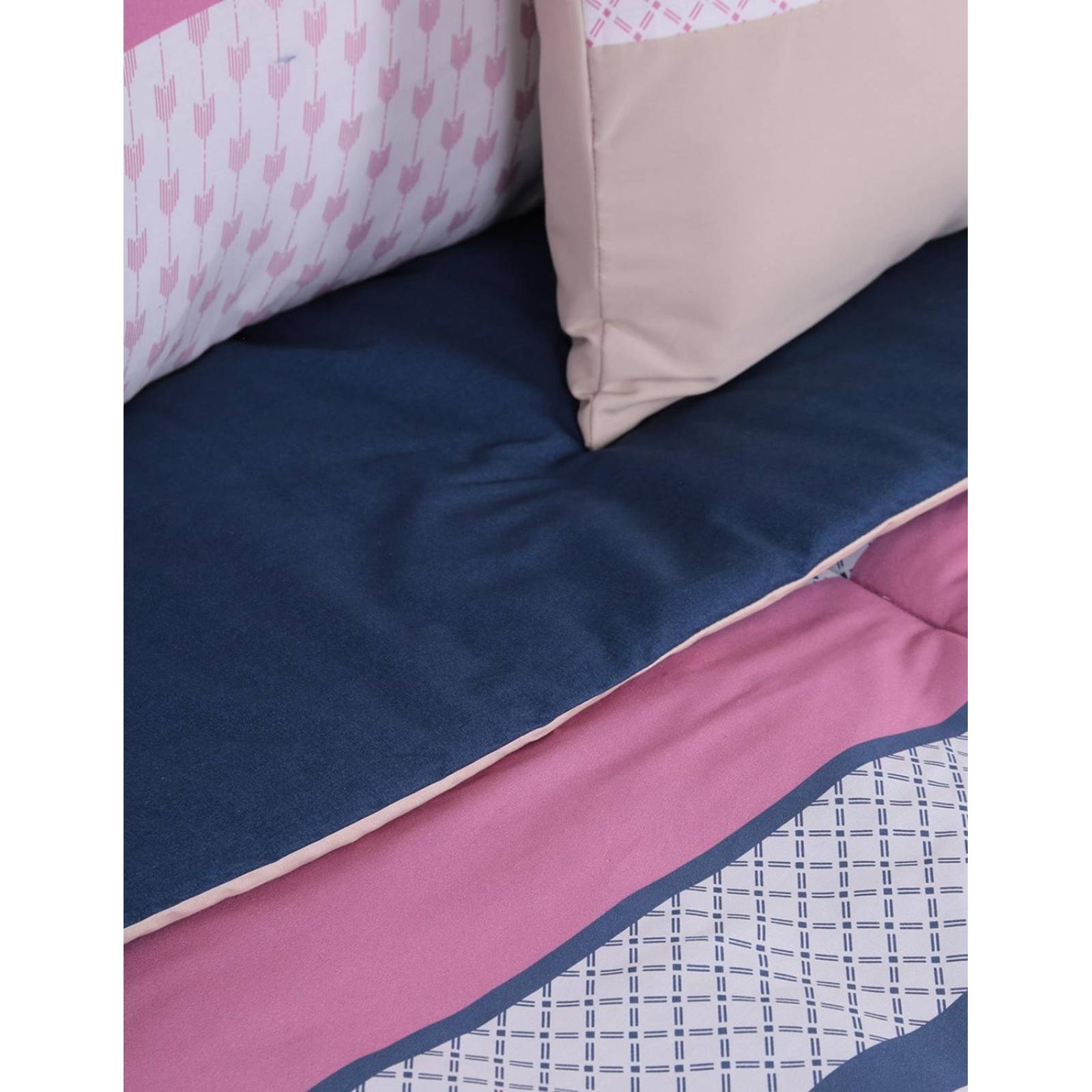 Set edredón Marbre Rosa MAT-QS 