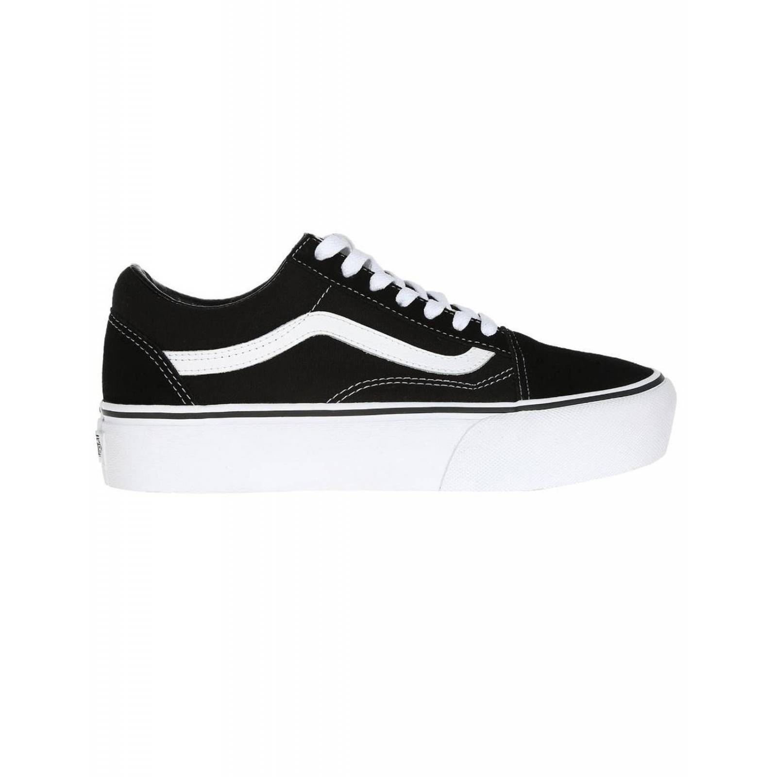 Tenis Vans Basics Old Skool para mujer Negro 25.5 cm 