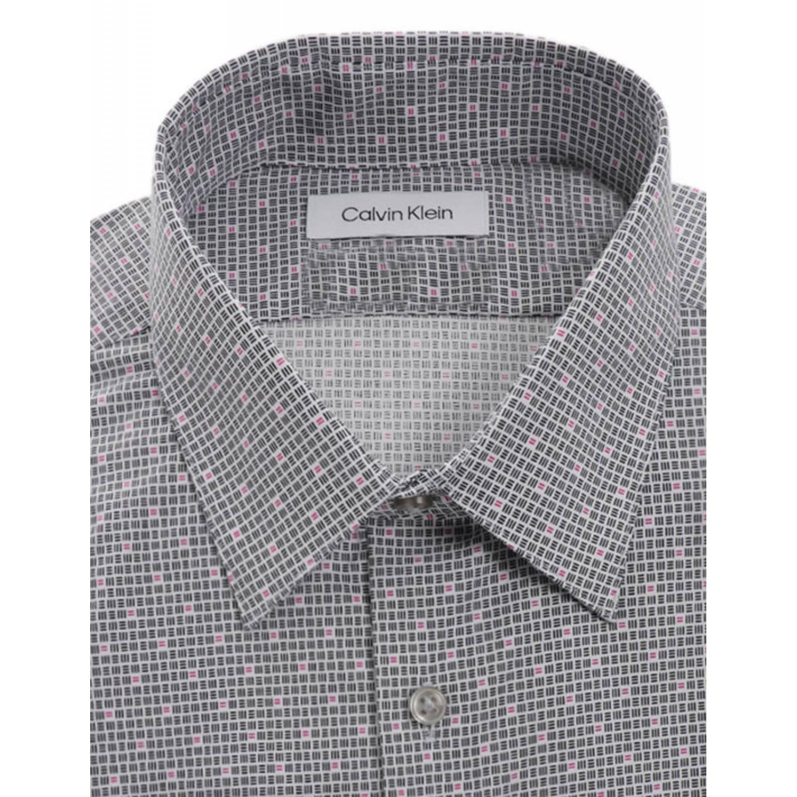 Camisa d vestir Calvin Klein manga larga Multicolor 17.5 4-5