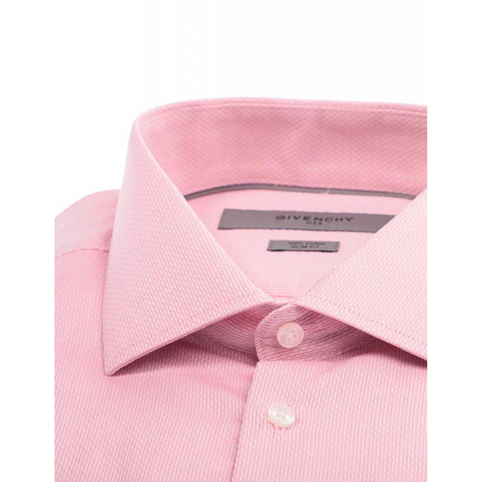 Camisa de vestir Givenchy manga larga Rosa 16.5 2-3 