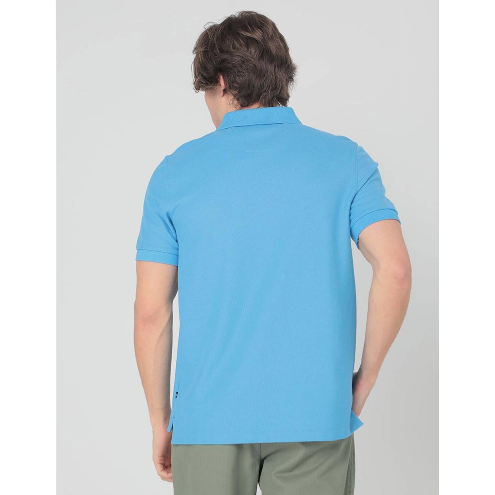 Playera tipo polo Nautica para hombre Azul medio XG 