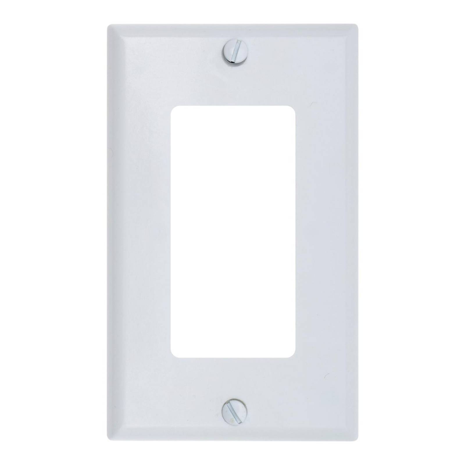 Placa decorativa blanco leviton 