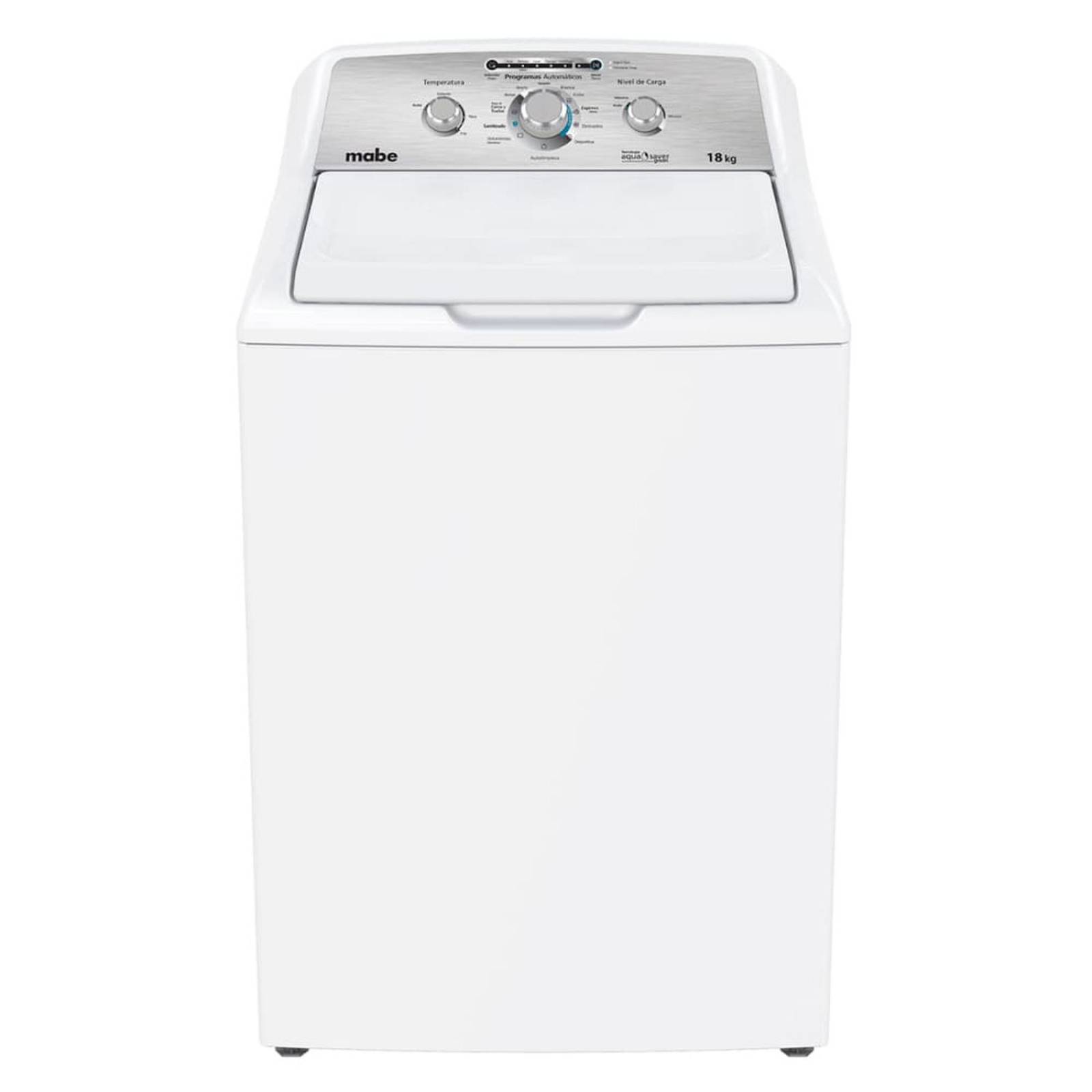 Lavadora automática mabe 18 kg aqua saver green 