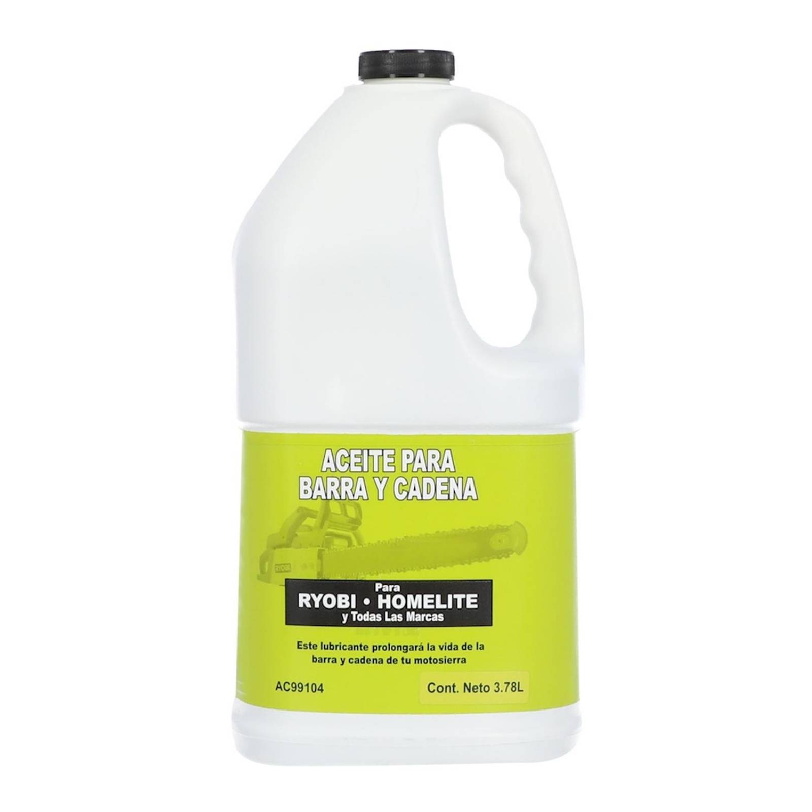 Aceite para barra y cadena 3.78 l blanco homelite