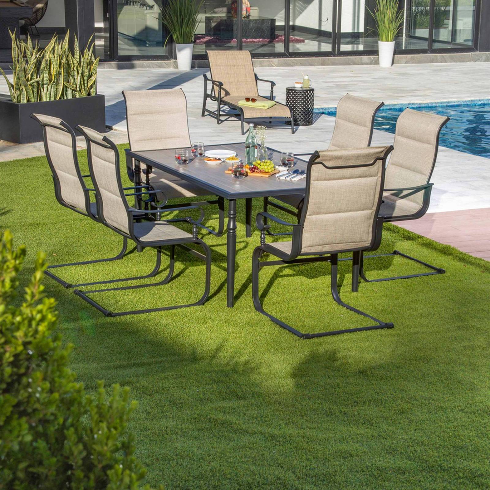 Juego de jardín glenridge 7 piezas 