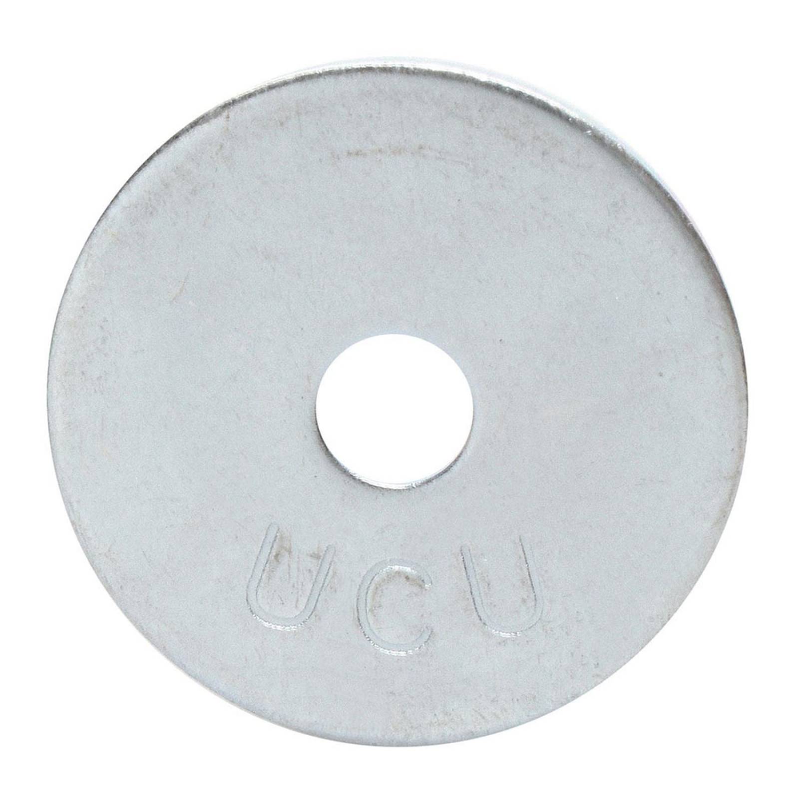 Rondanas de protección de 1 pulgada plata con 100 piezas