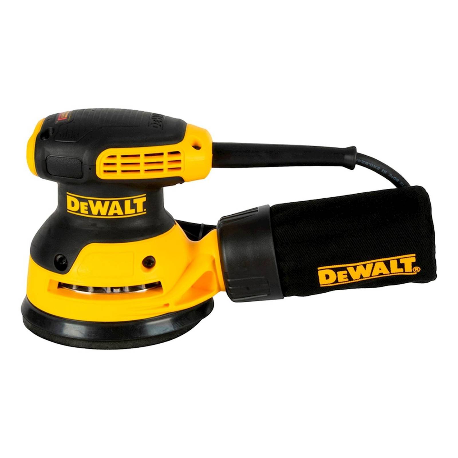 Lijadora orbital de 5 pulgadas dewalt 1 velocidad 280 w 
