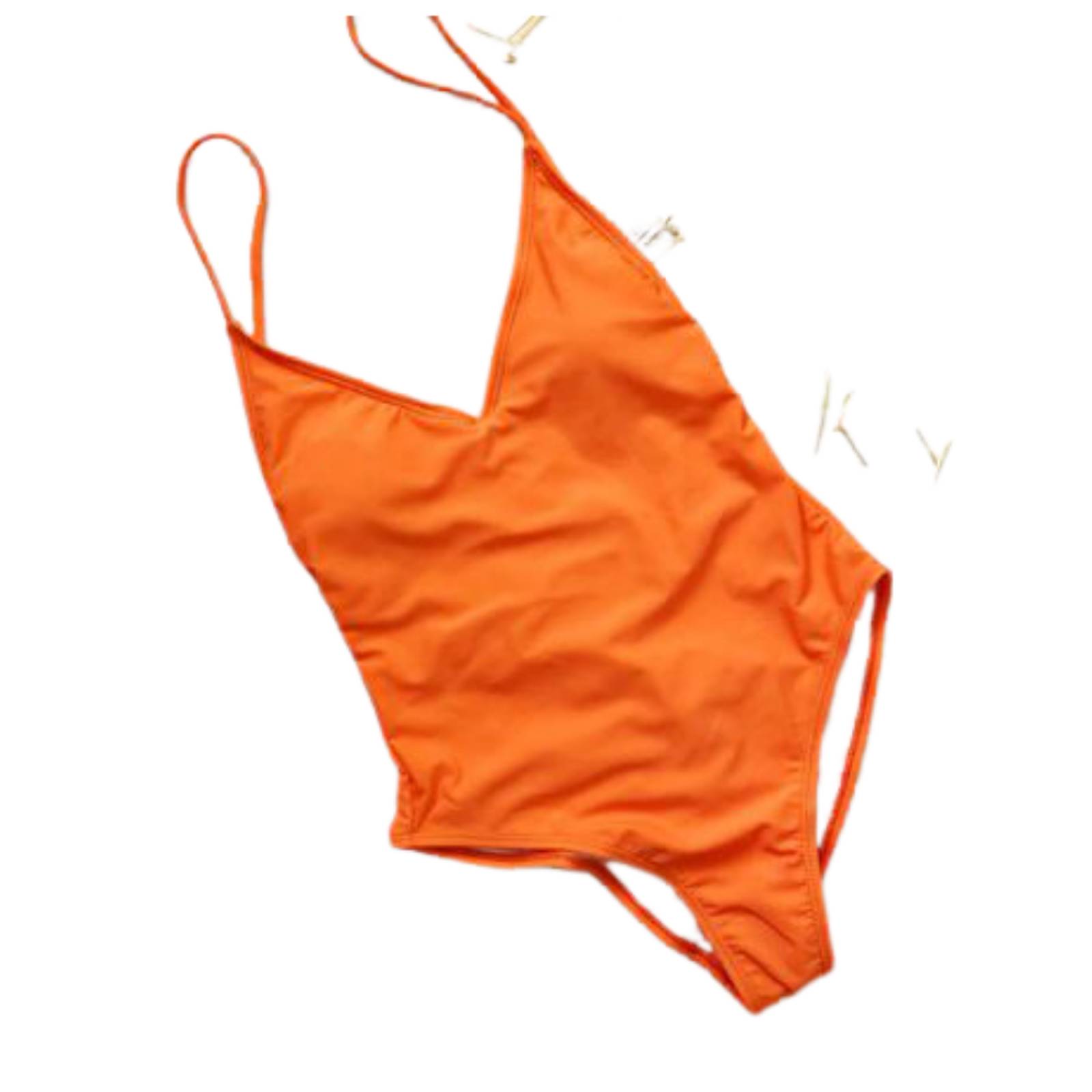 Traje De Baño Una Pieza Espalda Descubierta Para Mujer M-008 