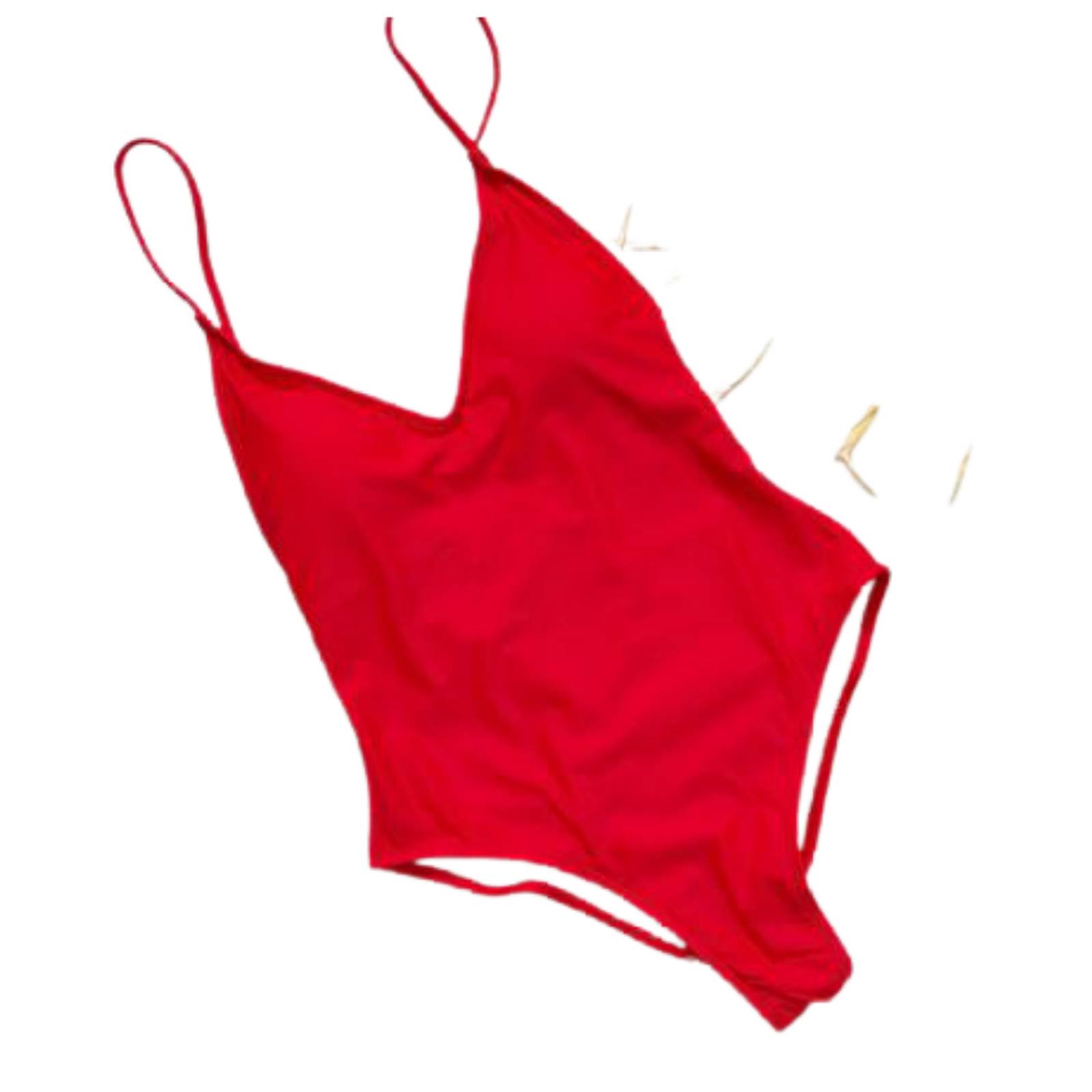 Traje De Baño Una Pieza Espalda Descubierta Para Mujer M-008 