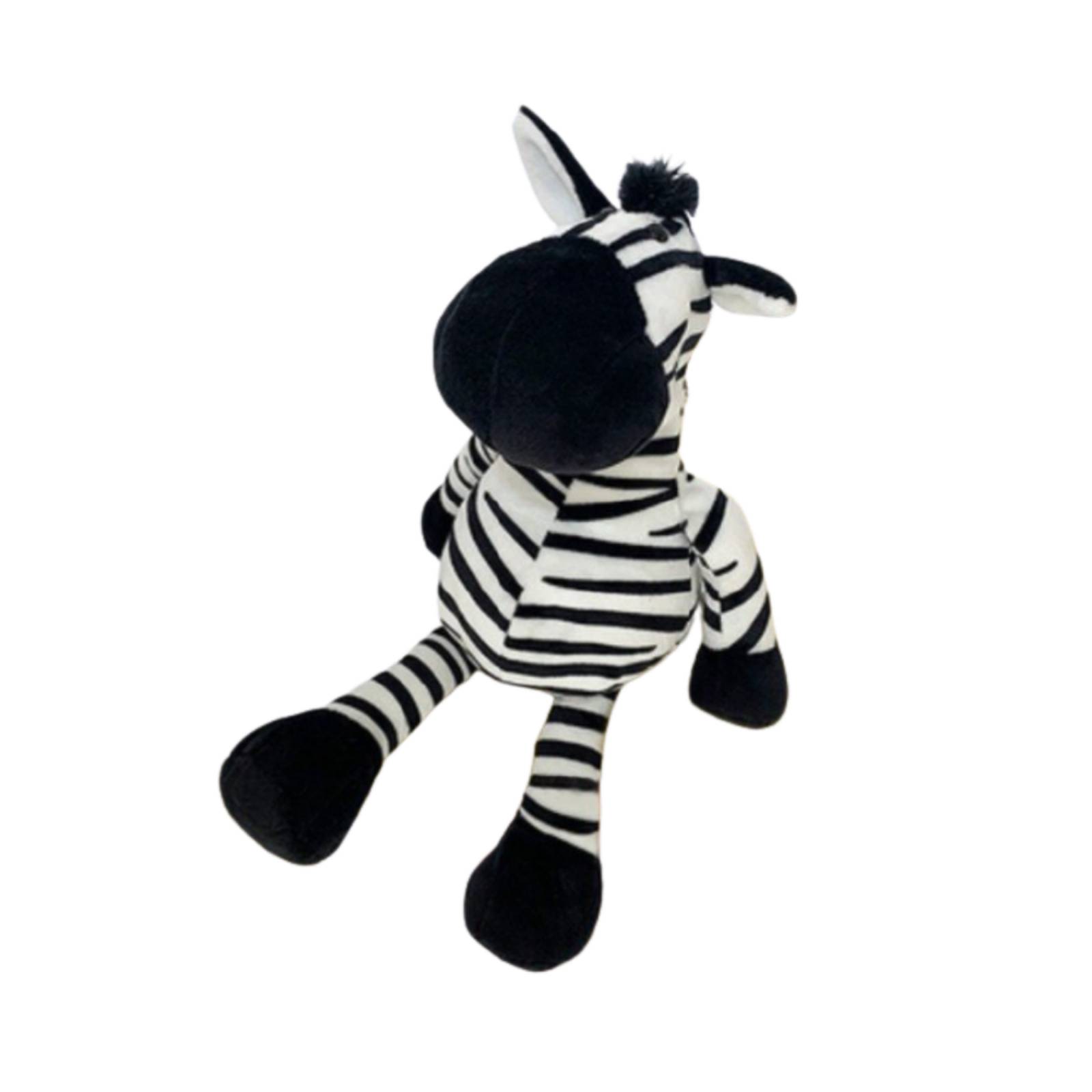 Peluches De Animales De Bosque 25 Cm Para Niños M-248 Zebra Blanco 25cm