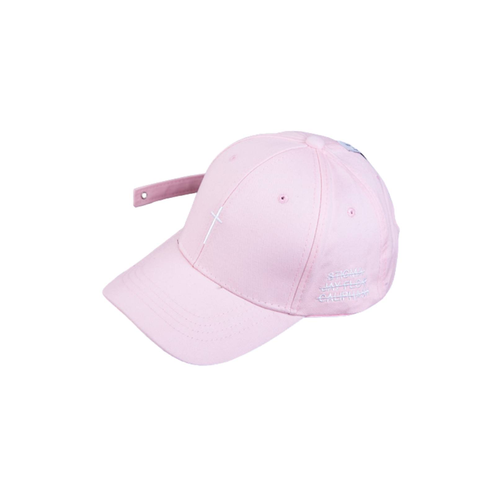 Gorra bordado cruz unisex varios colores A-026 Rosa