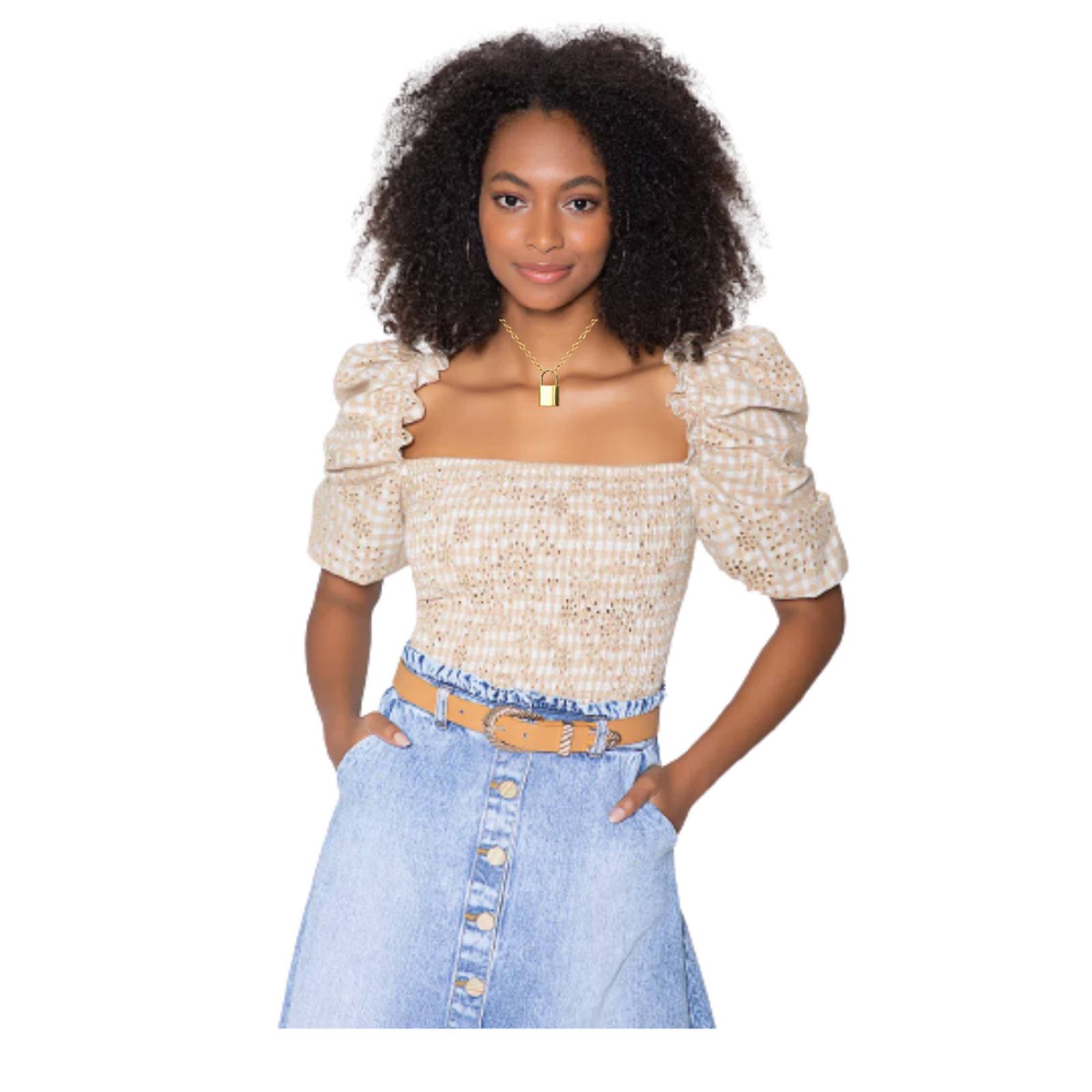 Collar Con Dije Candado Estilo Minimalista A-006 Dorado