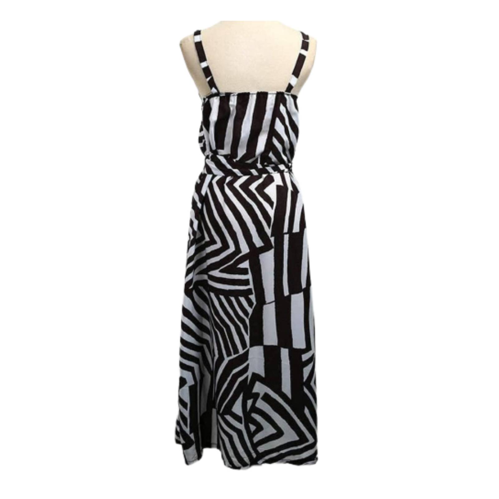 Vestido Largo Casual Rayas Para Mujer M-124 